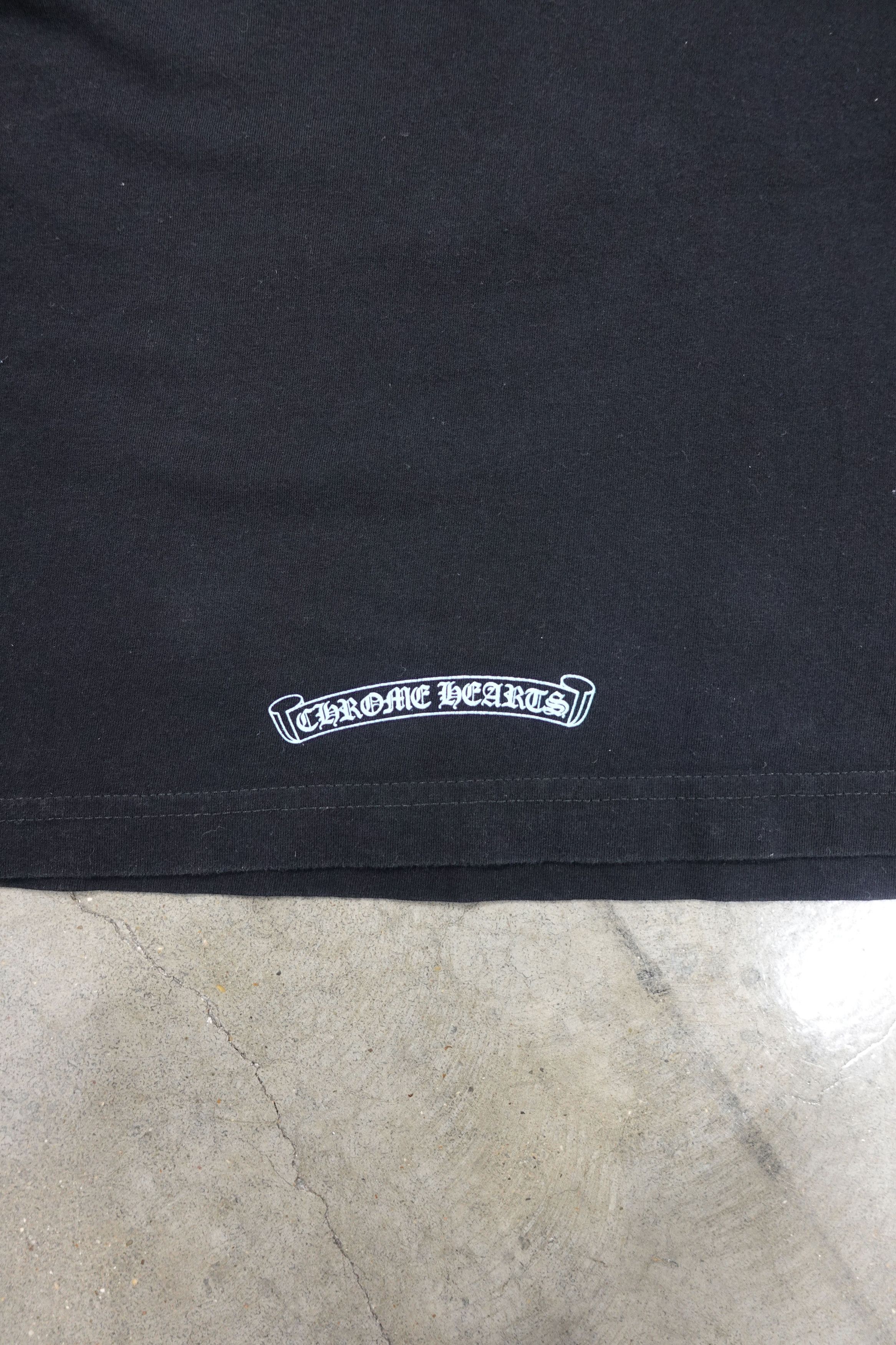 Chrome Hearts CHROME HEARTS POCKET CREW LONG SLEEVE T SHIRT BLACK BLUE Size US S / EU 44-46 / 1 - 5 Thumbnail