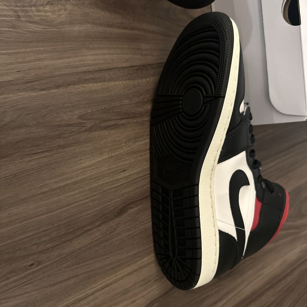 Nike WMNS Nike Air Jordan 1 Mid “Gym Red Panda” - 11W (Men’s 9.5) Size US 11 / IT 41 - 6 Thumbnail