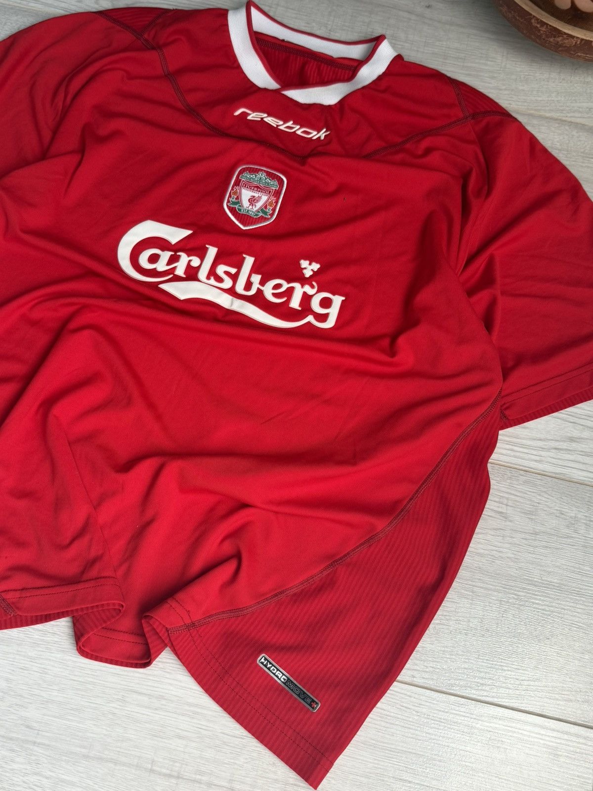 Reebok Vintage shirt Liverpool Soccer Jersey 2002 kit Size US XXL / EU 58 / 5 - 2 Thumbnail