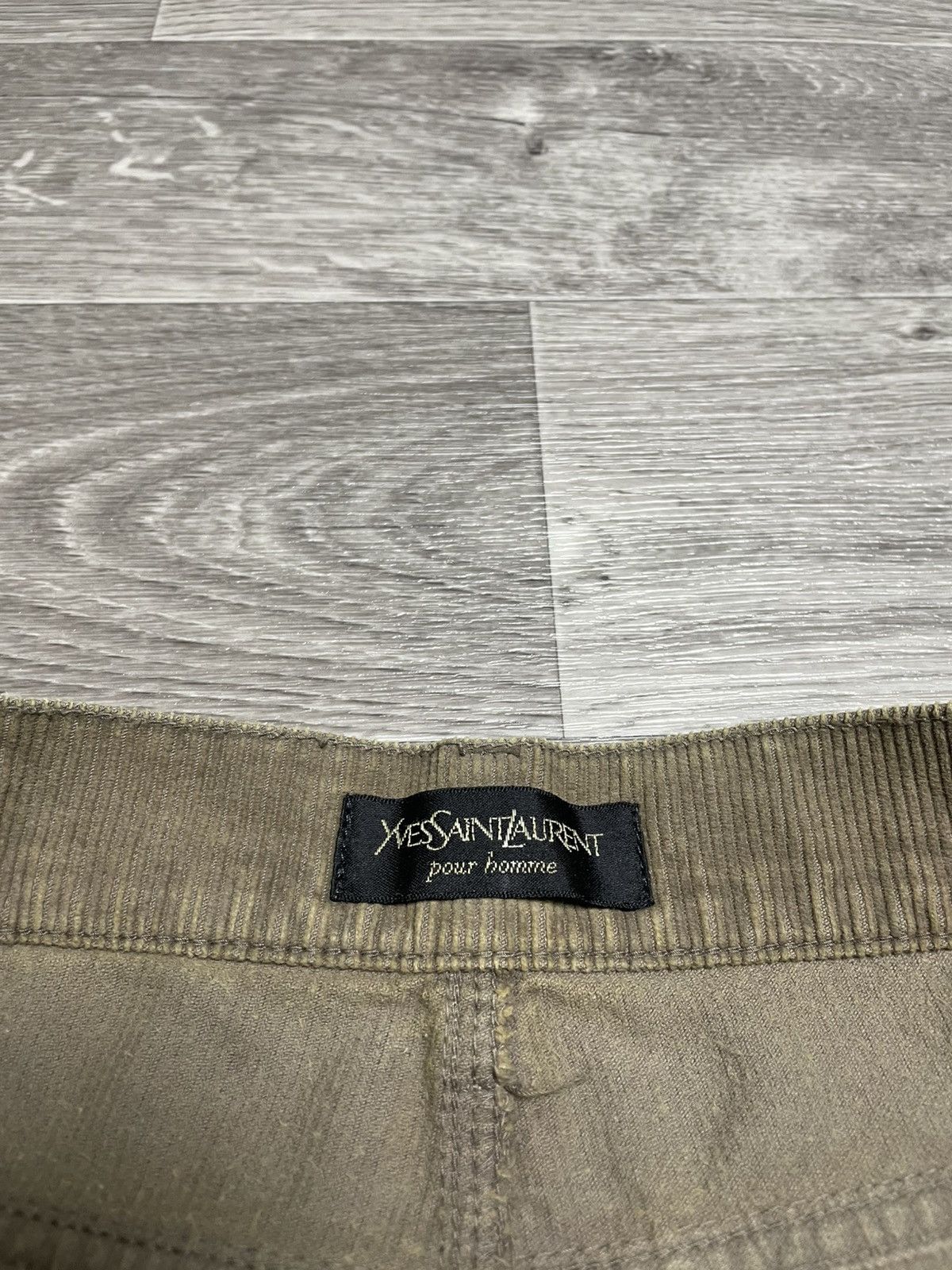 Yves Saint Laurent Vintage Yves Saint Laurent YSL Baige Corduroy Velvet Pants Size US 34 / EU 50 - 12 Thumbnail
