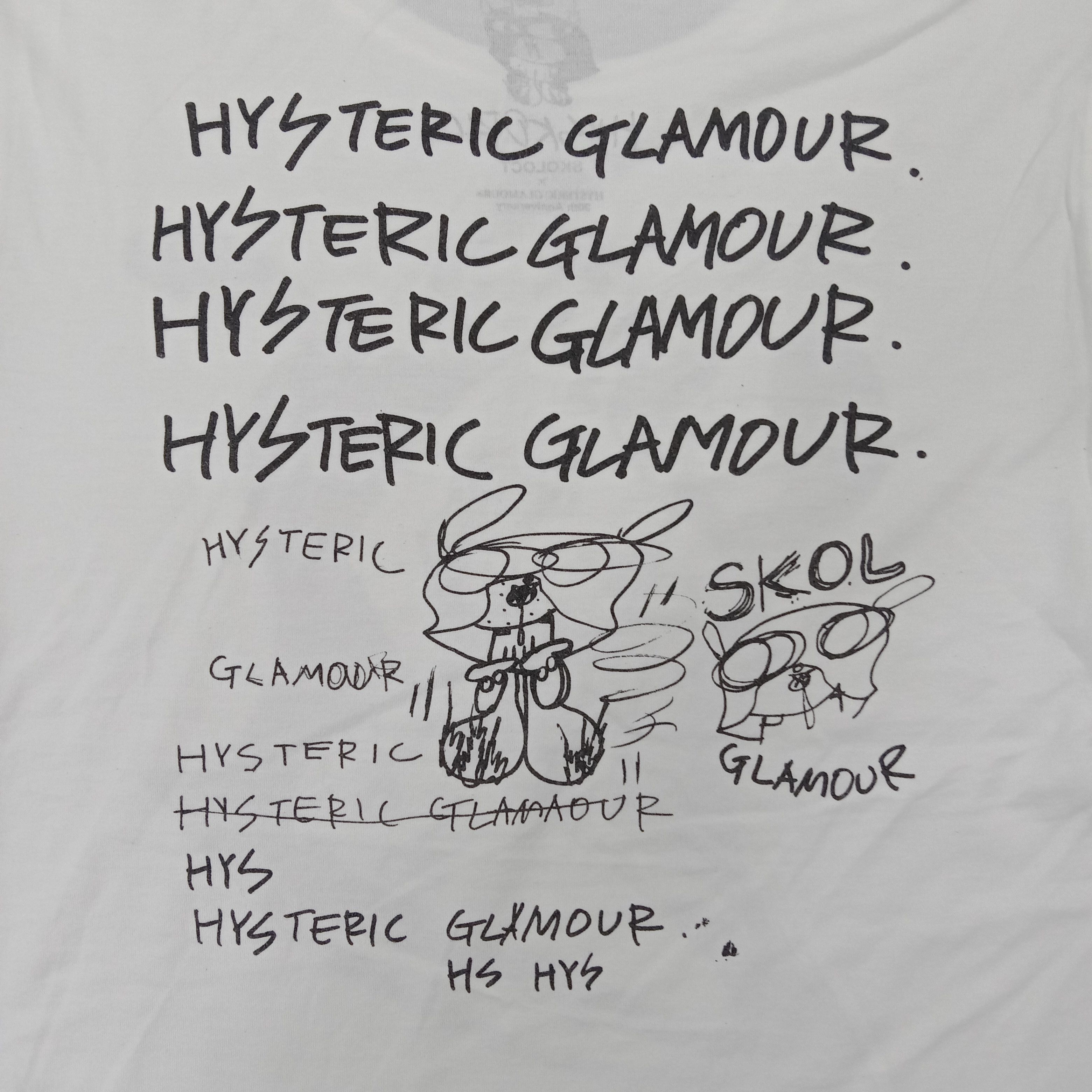 Hysteric Glamour × Skoloct × Vintage Hysteric Glamour X Skoloct Japanese 30th Anniversary Tshirt Size S / US 4 / IT 40 - 8 Thumbnail