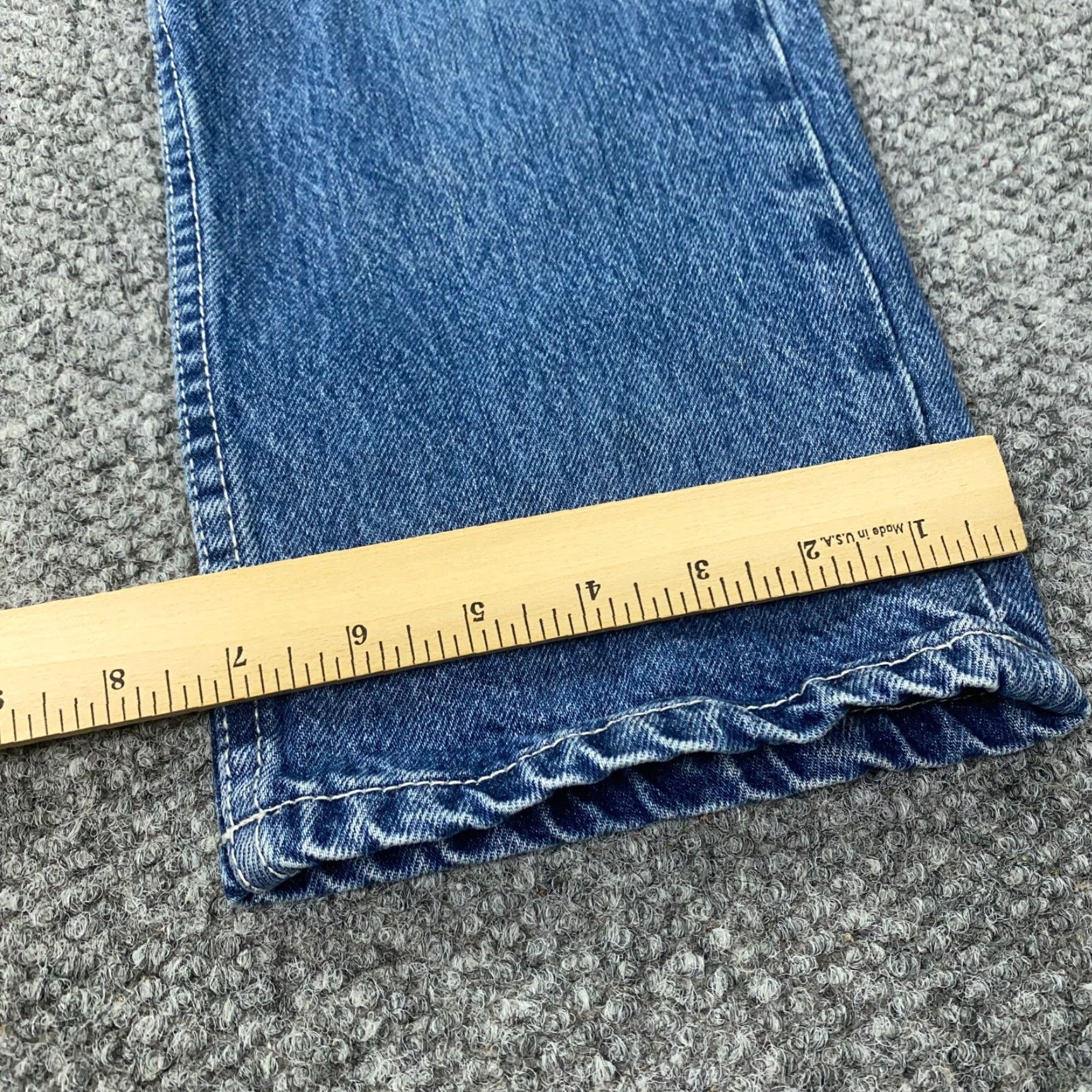 Jordache VINTAGE Jordache Jeans Capri Size 7/8 Blue 90s Mom Retro Mid-Rise Womens Size 30" / US 8 / IT 44 - 6 Thumbnail
