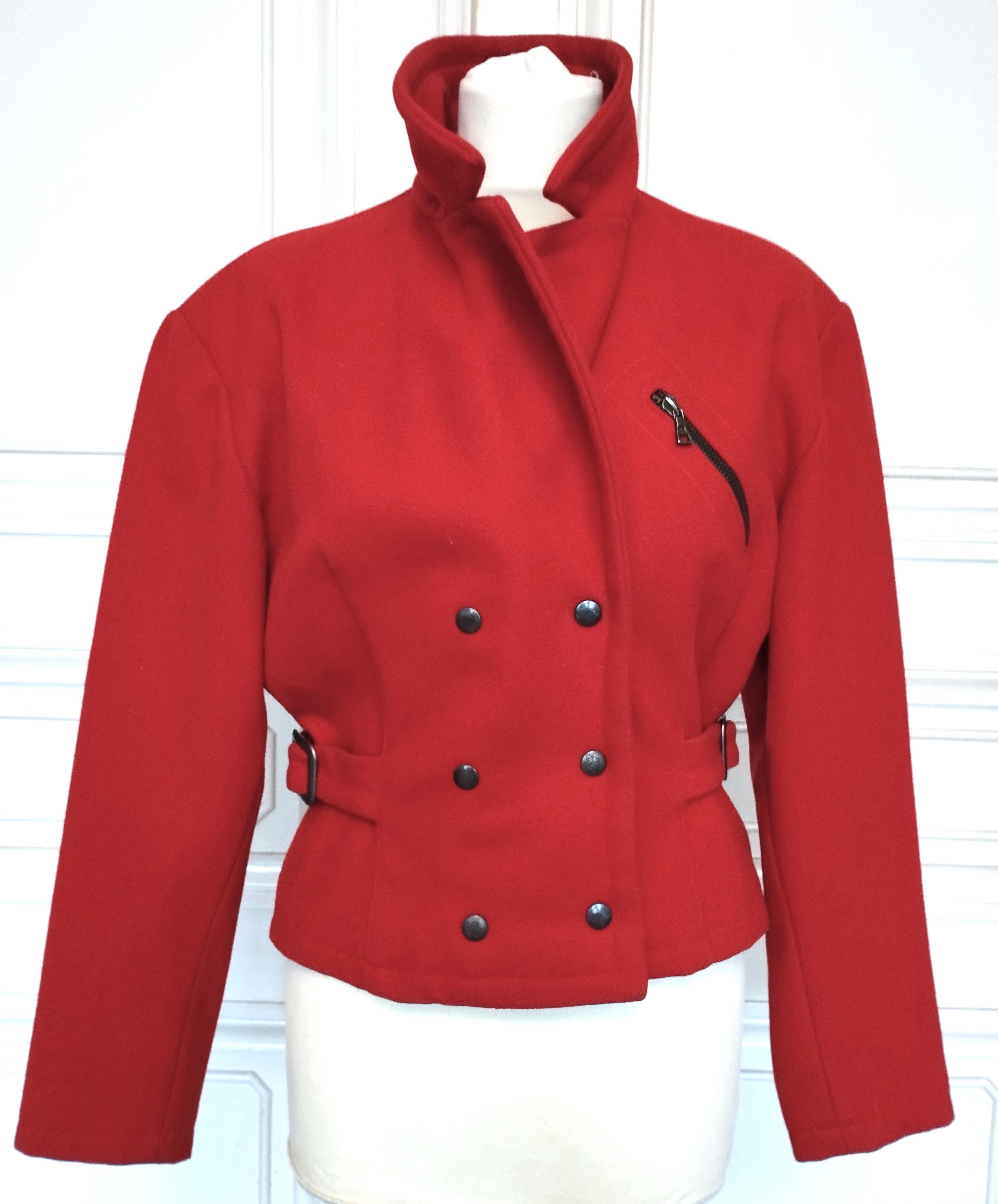 Jean Paul Gaultier Gaultier Veste Laine Perfecto TM/L Size L / US 10 / IT 46 - 6 Thumbnail