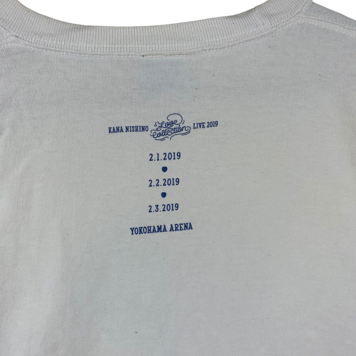 Vintage KANA NISHINO Love Collection 2019 Tour Japan Idol Tee Shirt Size US M / EU 48-50 / 2 - 6 Thumbnail