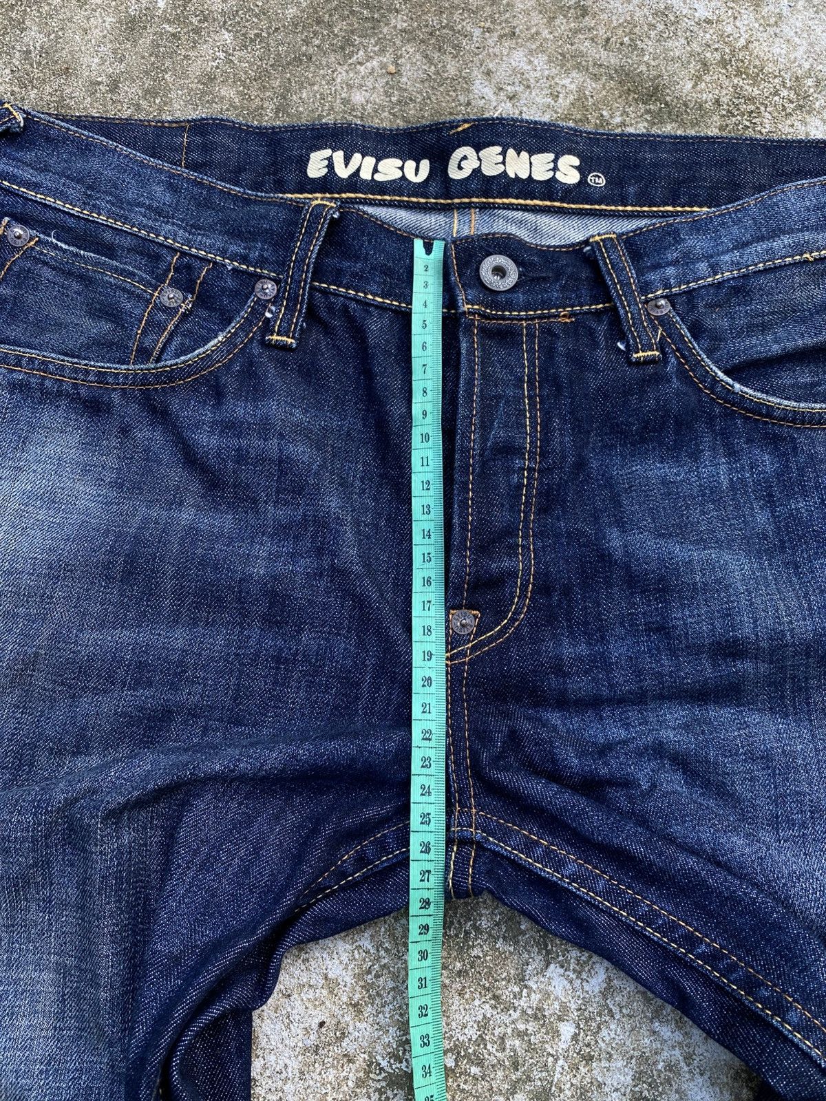 Evisu × Japanese Brand × Vintage EVISU GENES JEANS Size US 34 / EU 50 - 19 Thumbnail