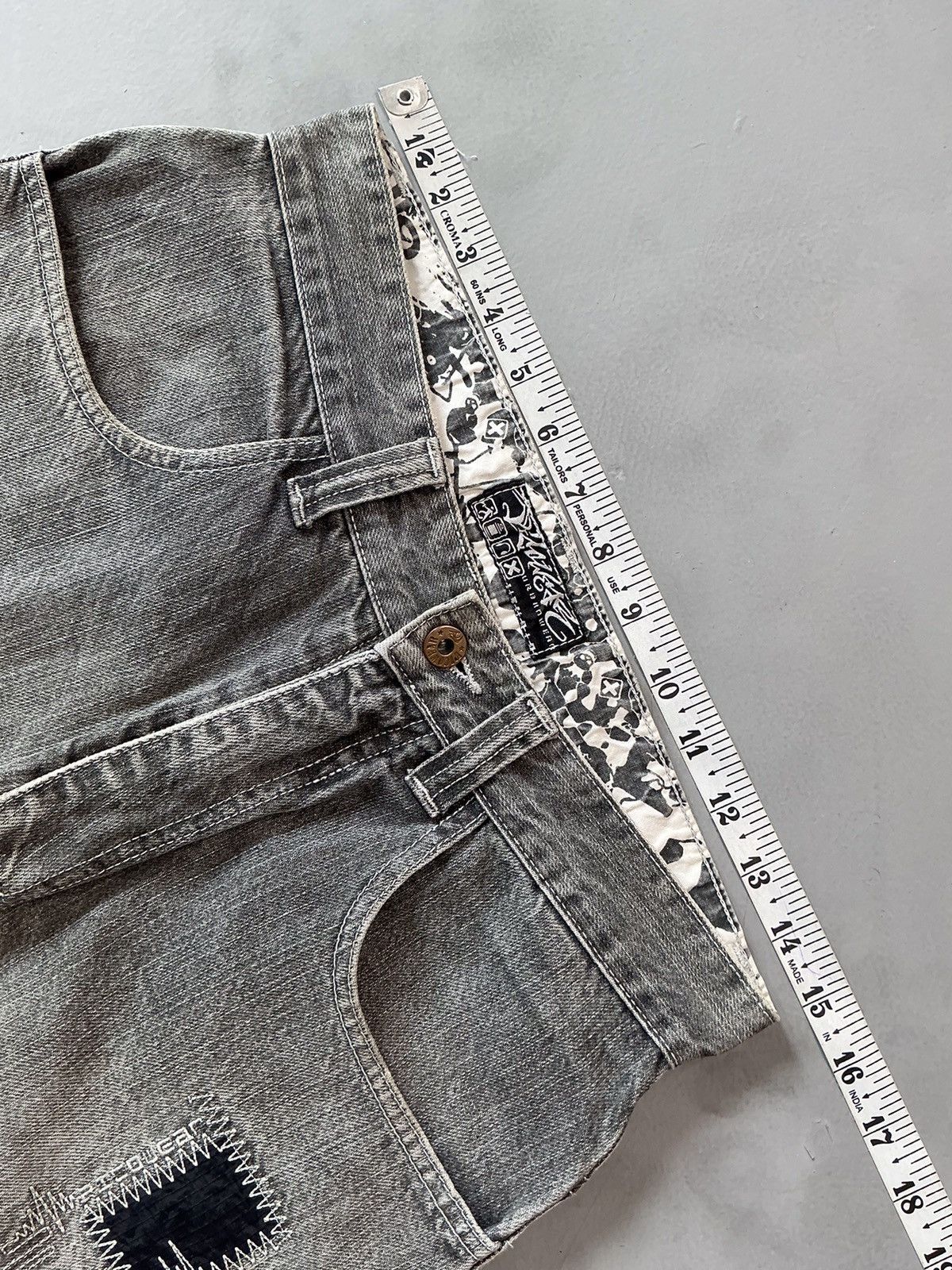 Other Vintage hip hop embroidered denim Size US 30 / EU 46 - 13 Thumbnail