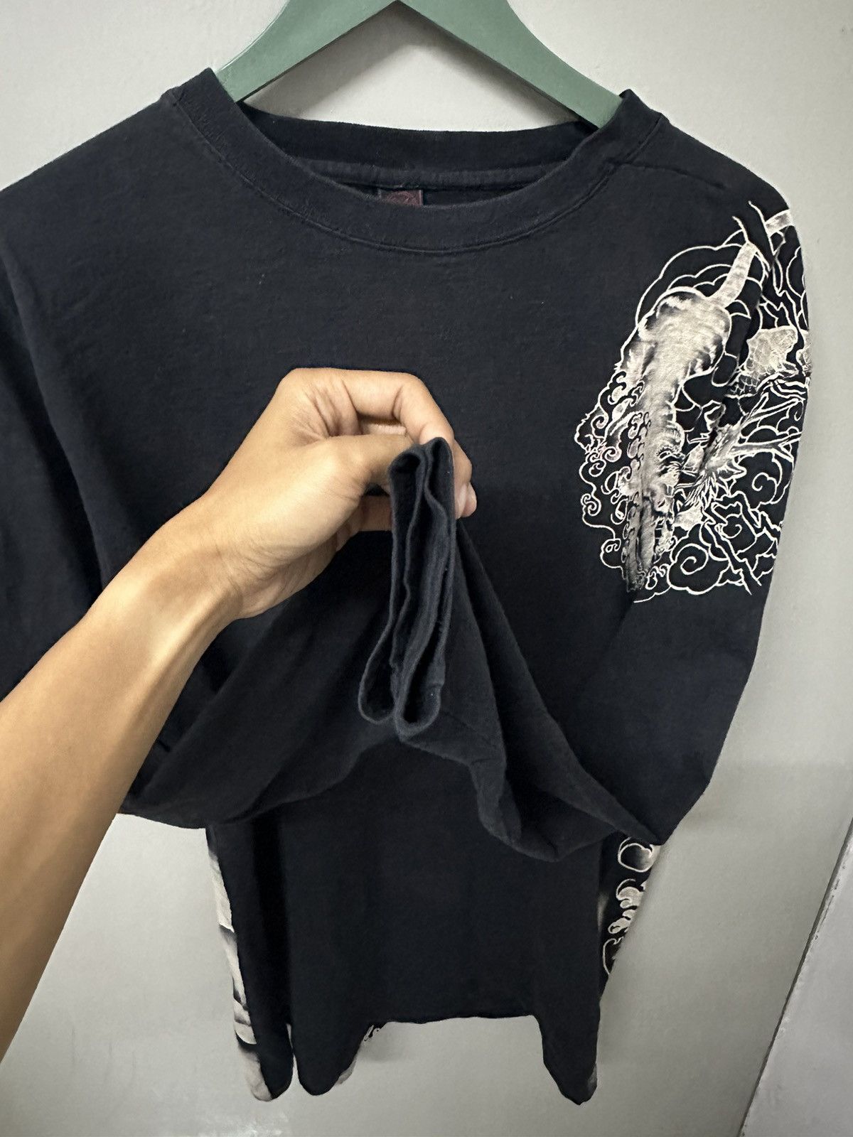 Japanese Brand × Vintage Vintage Sukajan Overprints Long Sleeve Shirt Size US L / EU 52-54 / 3 - 6 Thumbnail