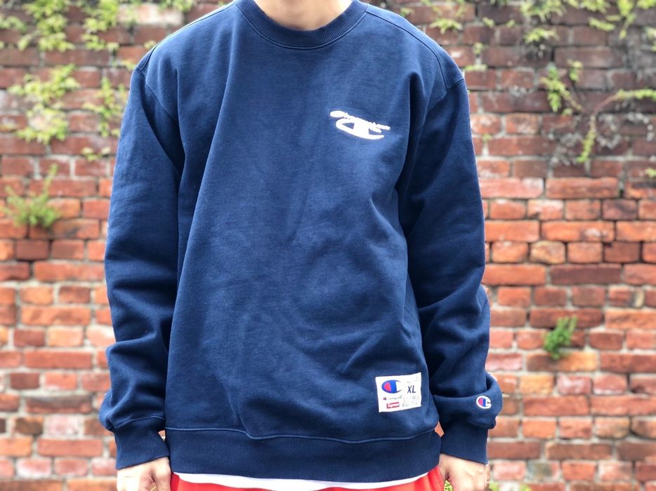 Supreme champion 2025 3d metallic crewneck