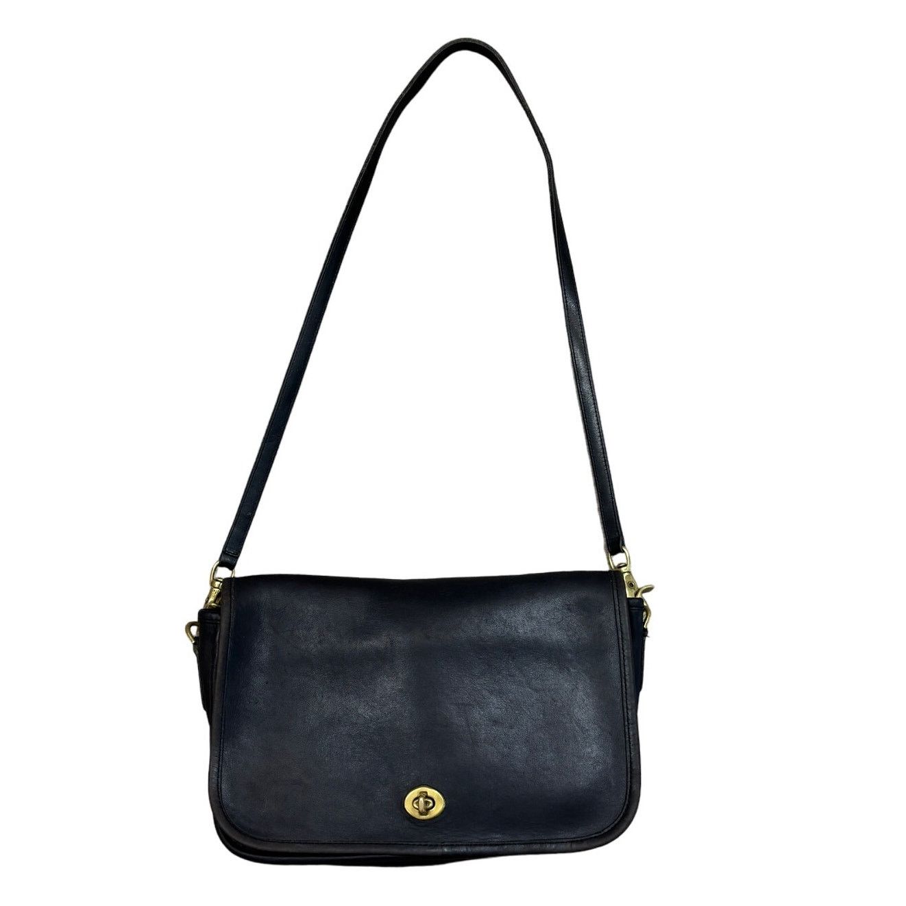 Coach × Vintage VTG Coach 933-9514 Penny Pocket Clasp Front Crossbody Bag Size ONE SIZE - 1 Thumbnail