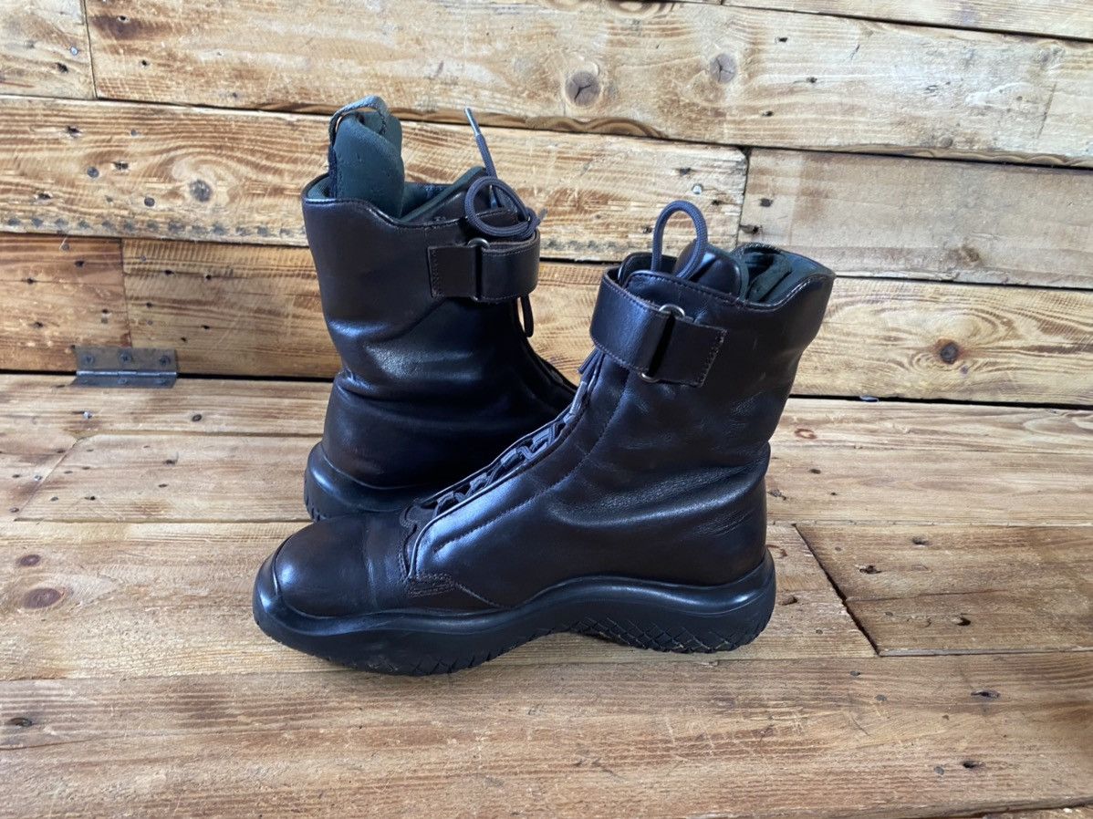 Prada Prada FW99 black vibram runway platform boots sz 36 Size US 5.5 / IT 35.5 - 9 Thumbnail