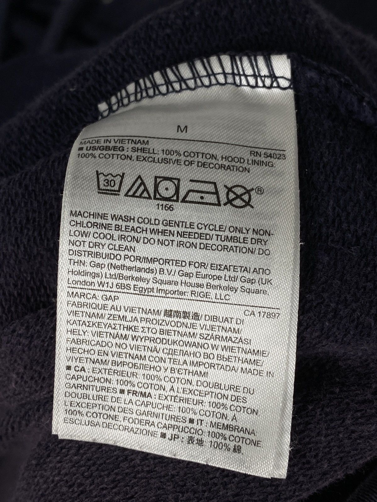 Gap Vintage GAP British Pull Over Hoodies Size US M / EU 48-50 / 2 - 7 Thumbnail