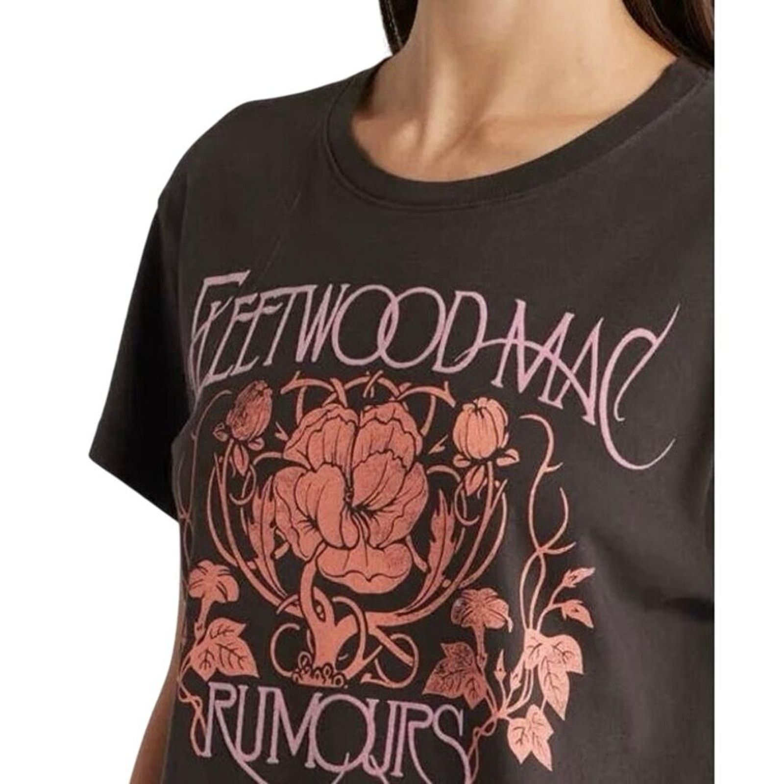 Daydreamer DAYDREAMER Fleetwood Mac Floral Tour Tee Size XL or 2X New Size XL / US 12-14 / IT 48-50 - 5 Thumbnail