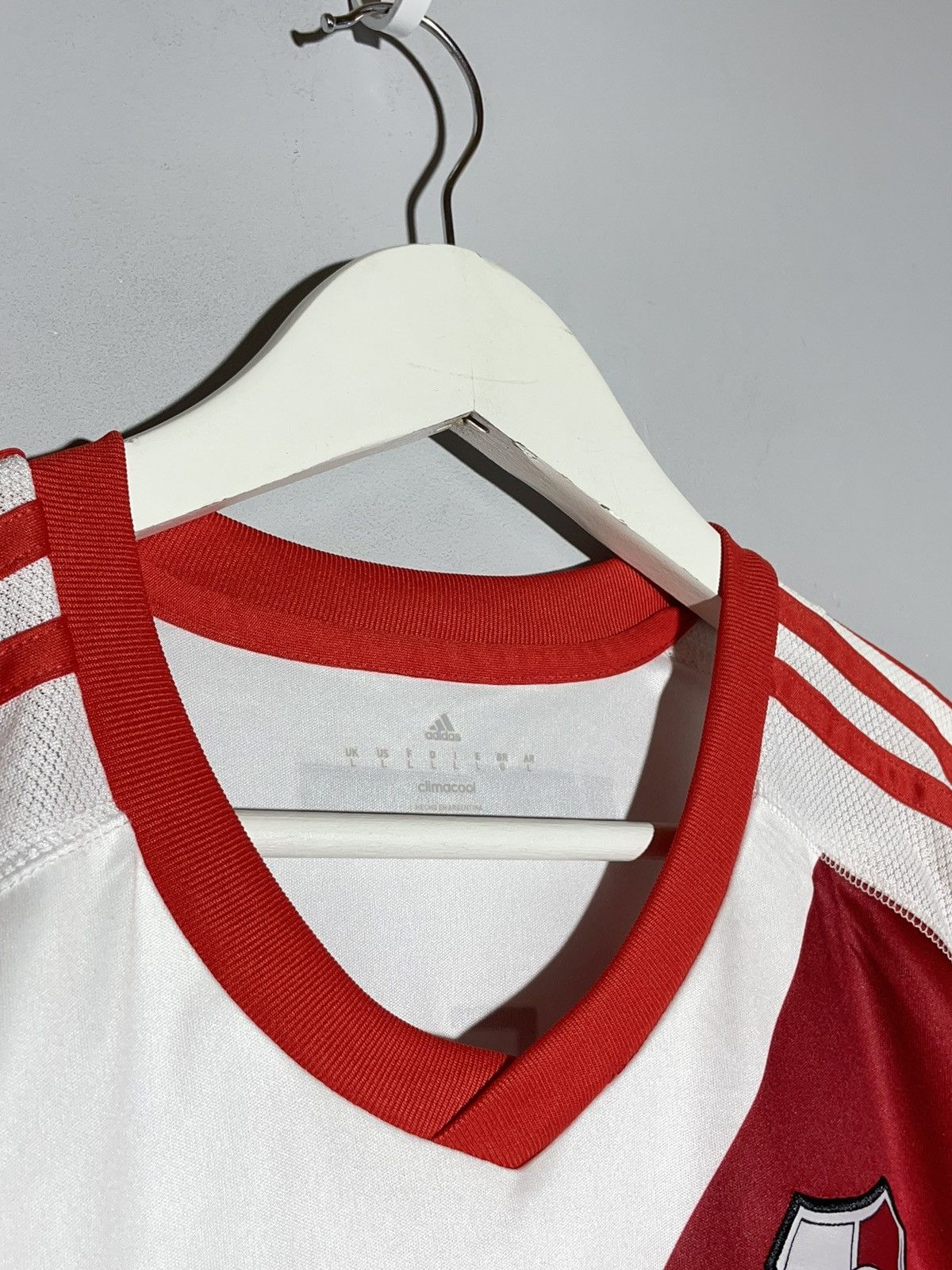Adidas River Plate Adidas 2015/16 Home Y2k Football Shirt Size US L / EU 52-54 / 3 - 7 Thumbnail