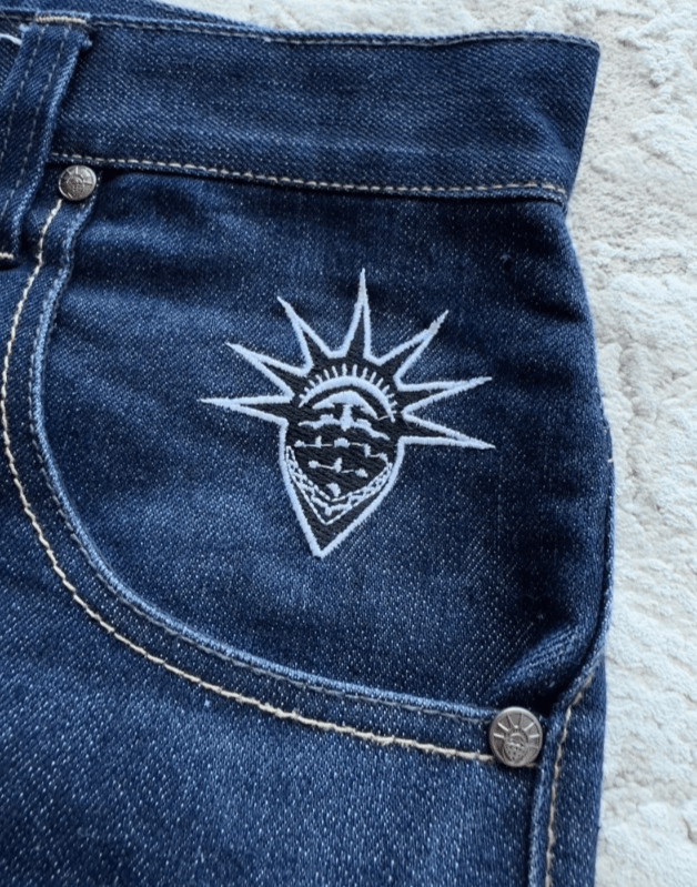 Japanese Brand Streetwear Y2K Popular Jeans Size US 30 / EU 46 - 4 Thumbnail