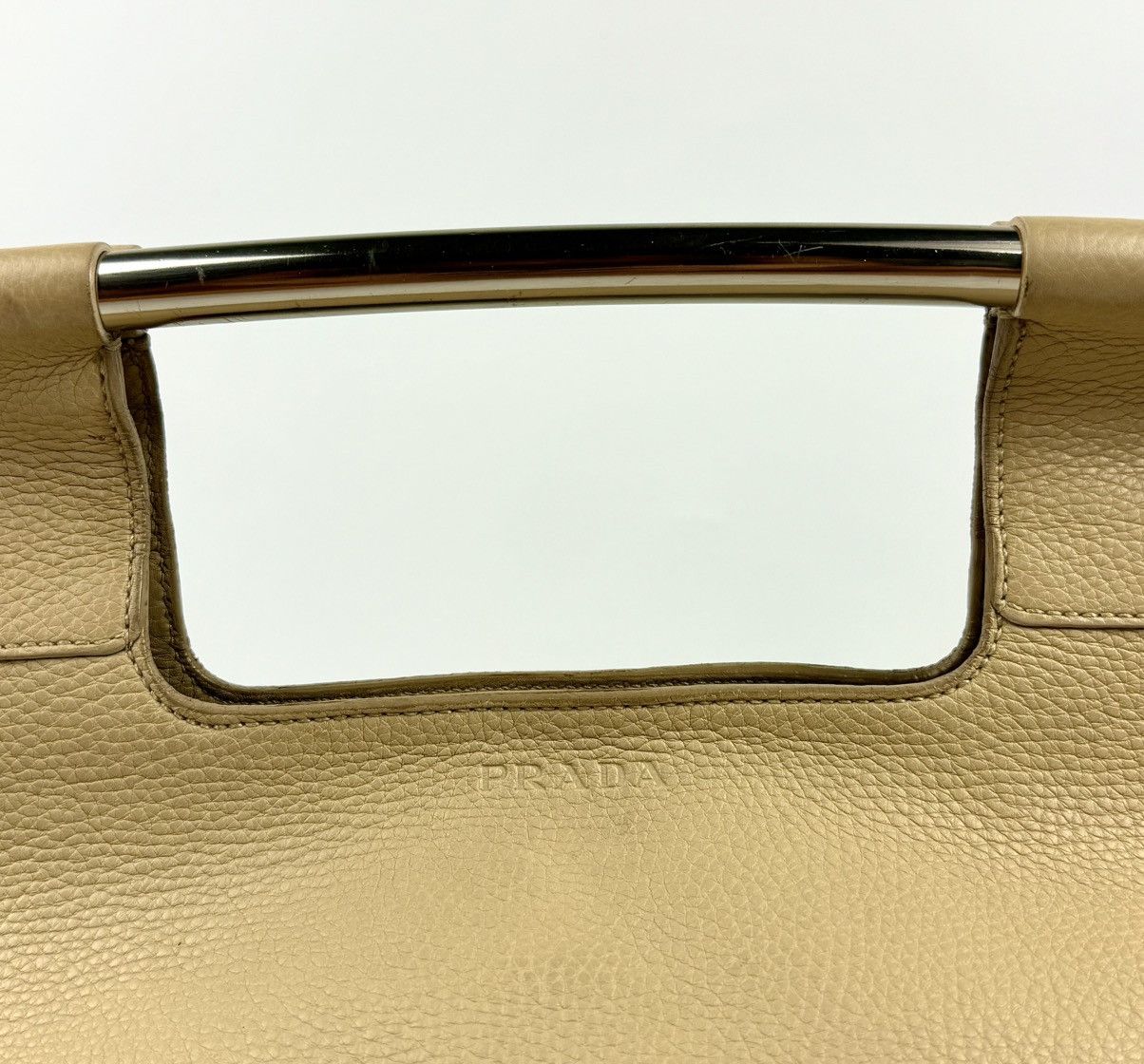 Prada Prada - Miuccia - SS/03 - Metal Handle Bar - Large Tote Size ONE SIZE - 4 Thumbnail