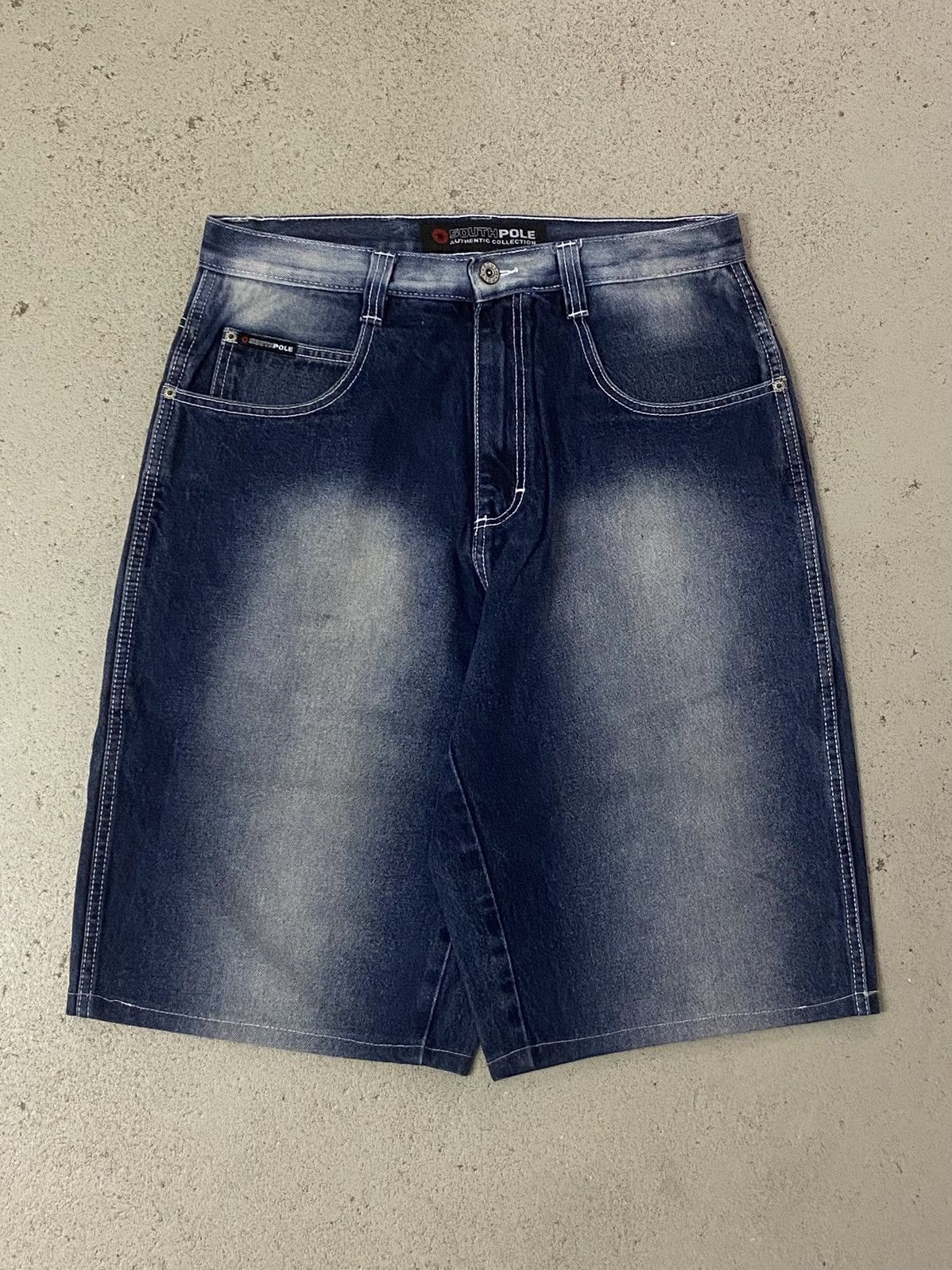 Southpole Southpole Baggy Jorts Vintage Y2K Carpenter Denim Shorts W34 Size US 34 / EU 50 - 2 Thumbnail