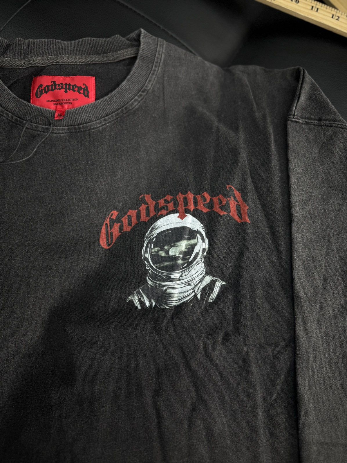 Godspeed Godspeed Moon Astronaut L/S Tee Shirt Size XL (NEW) Size US XL / EU 56 / 4 - 5 Thumbnail