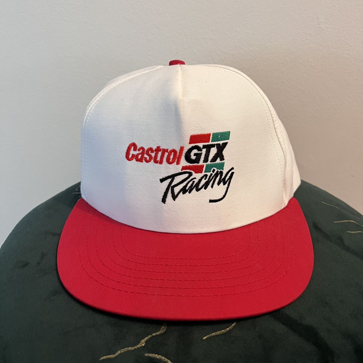 Nomad Vintage Castrol GTX Racing Hat White Snapback Hat Size ONE SIZE - 1 Thumbnail