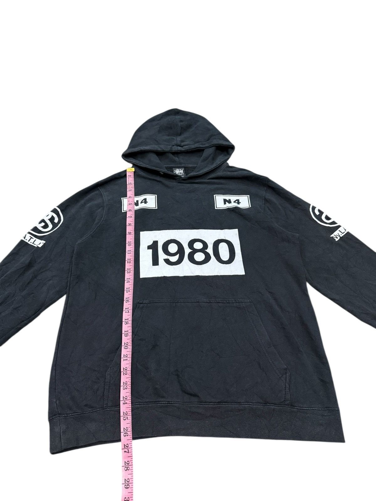 Stussy VINTAGE STUSSY 1980 N4 BIG LOGO HOODIE Size US M / EU 48-50 / 2 - 13 Thumbnail