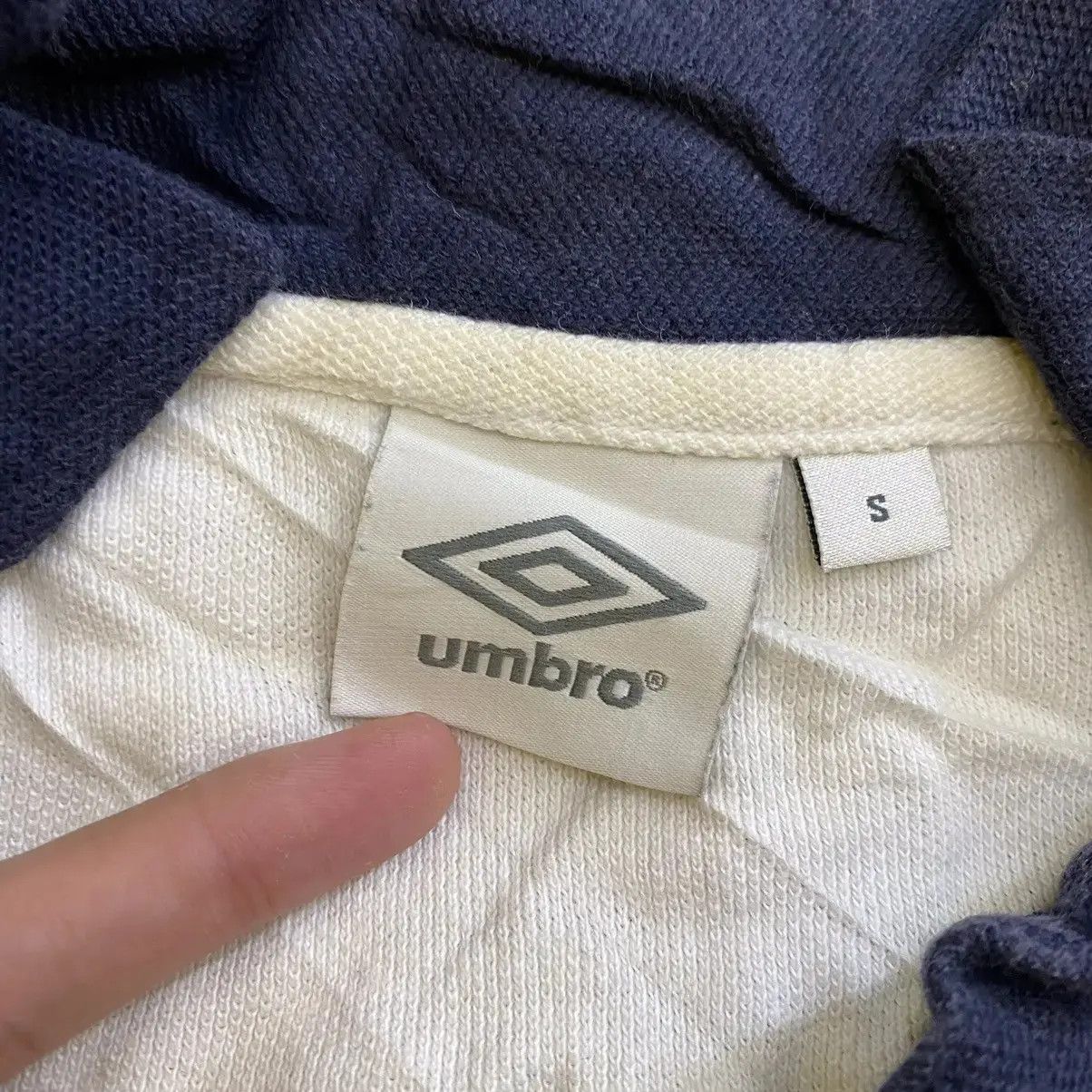 Umbro Vintage UMBRO OFFICIAL PRODUCT Blue Polo Tee Shirt Size US S / EU 44-46 / 1 - 3 Thumbnail
