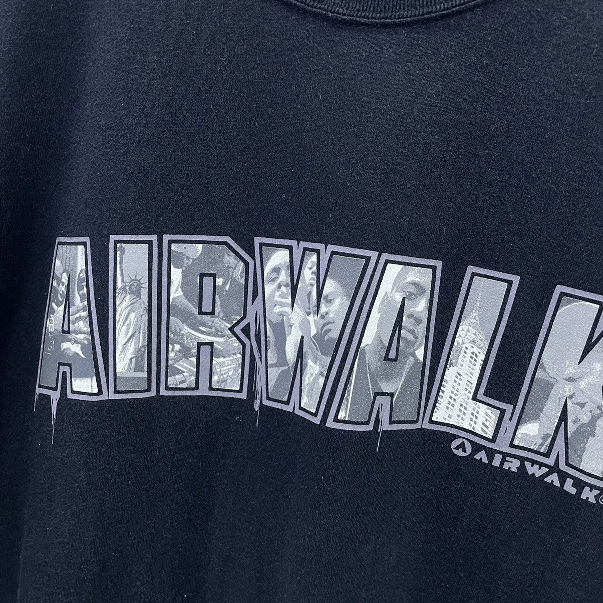 Airwalk × Vintage Vintage 2000s Airwalk Skater T Shirt Size US XL / EU 56 / 4 - 2 Thumbnail