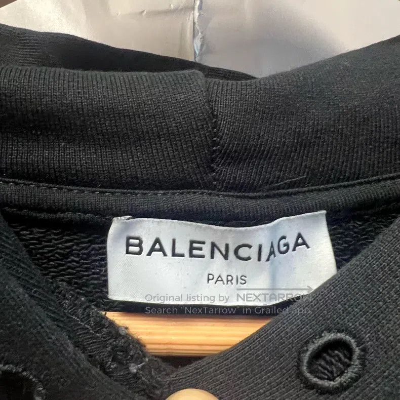 Balenciaga Balenciaga Logo Classic Hoodie Size US M / EU 48-50 / 2 - 6 Thumbnail