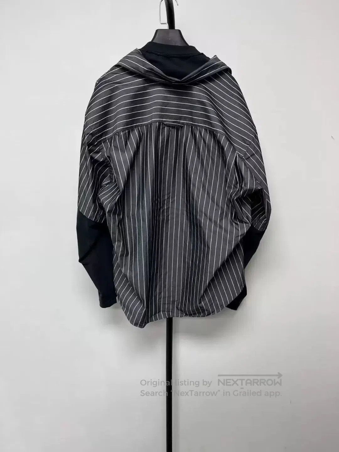 Balenciaga black striped long sleeve button-up shirt. Size US XS / EU 42 / 0 - 2 Thumbnail