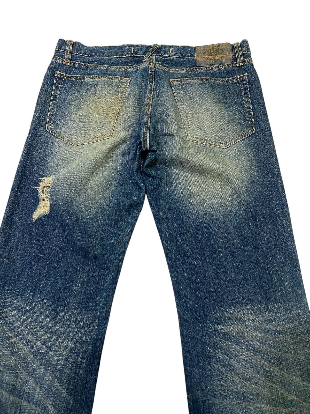 PPFM Japanese brand X ppfm distressed jeans Size US 34 / EU 50 - 14 Thumbnail