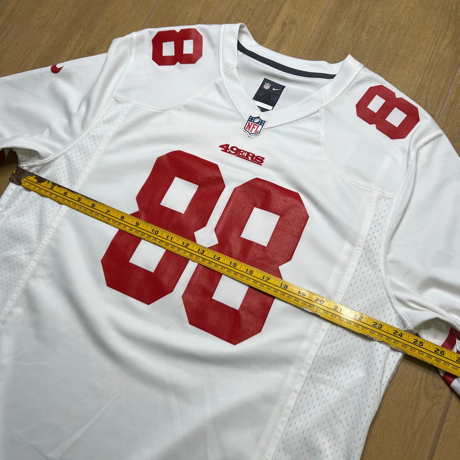 Nike Nike San Francisco 49ers #88 Lido Bay On Field NFL Jersey XL Size US XL / EU 56 / 4 - 5 Thumbnail