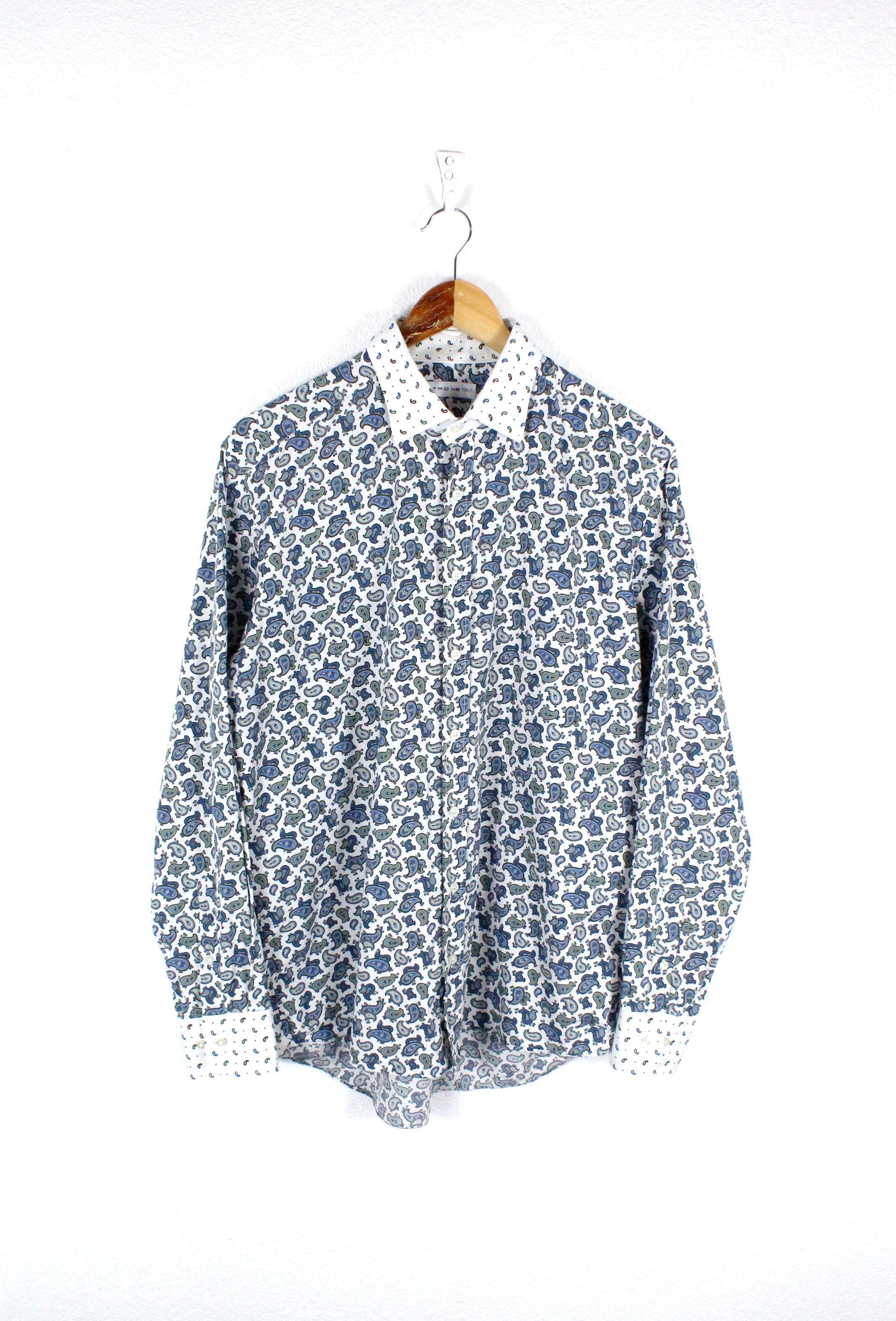 Etro Paisley Pattern Printed Shirt 42 size NZ