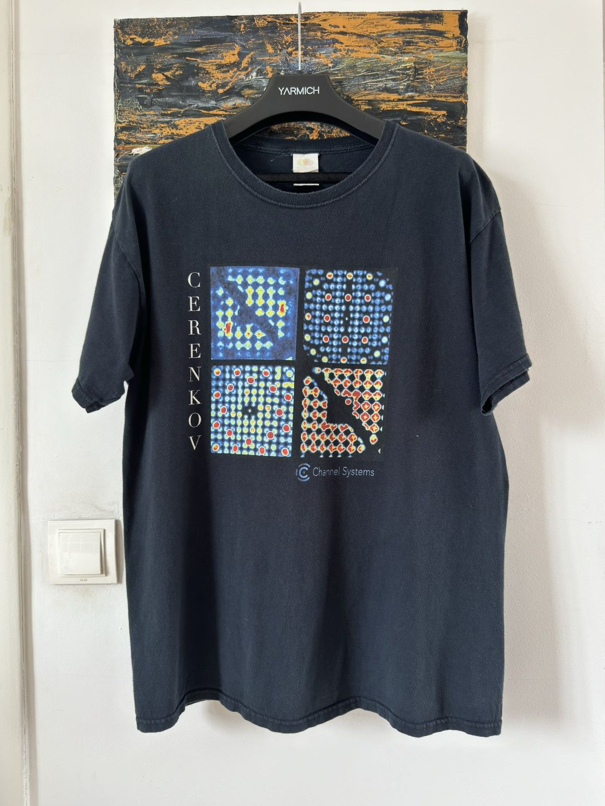 Vintage Vintage 2000s Cerenkov Channel Systems Tee Size US L / EU 52-54 / 3 - 1 Thumbnail