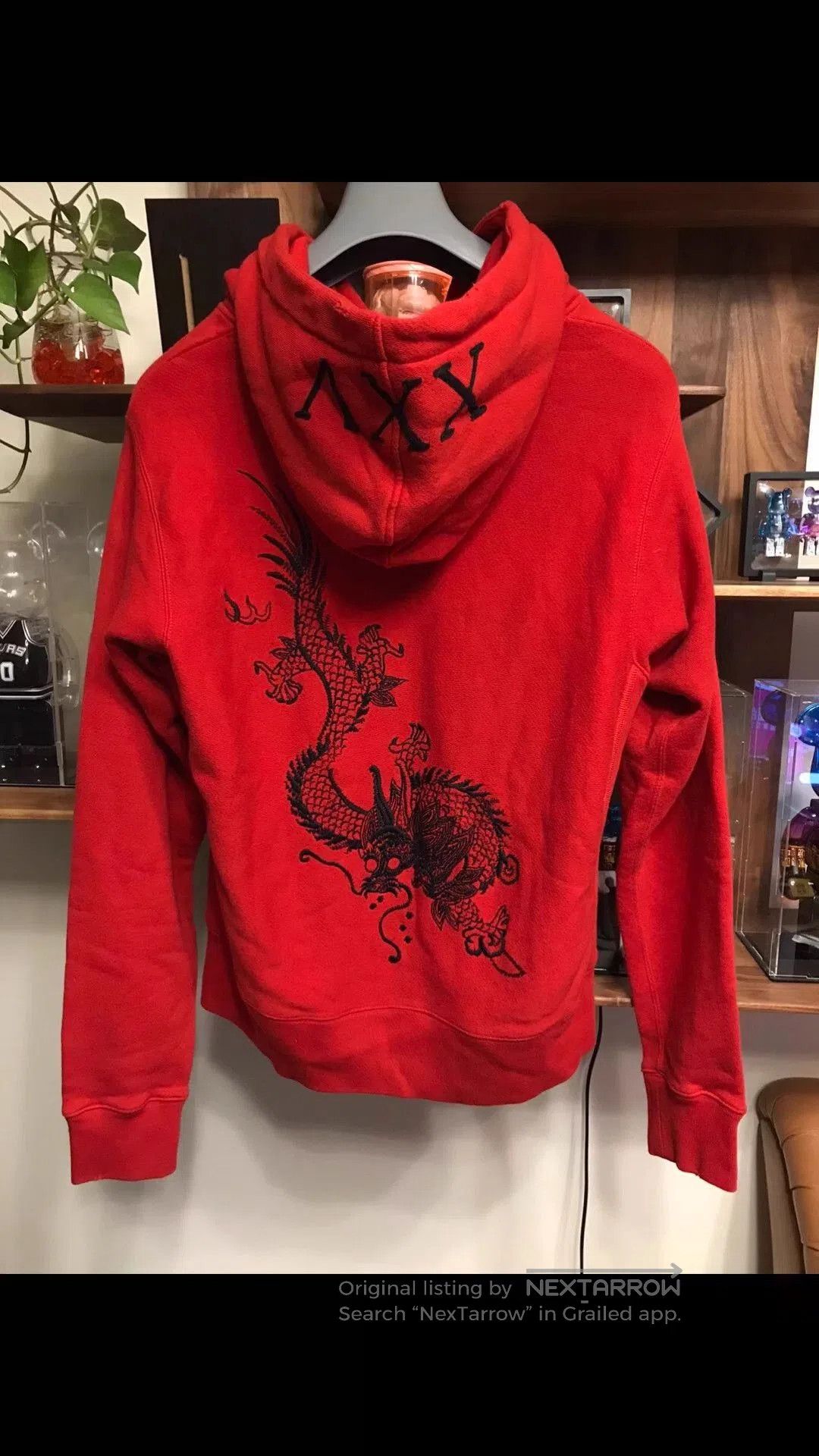 Gucci Red Hoodie with Drawstring and Kangaroo Pocket. Size US M / EU 48-50 / 2 - 2 Thumbnail