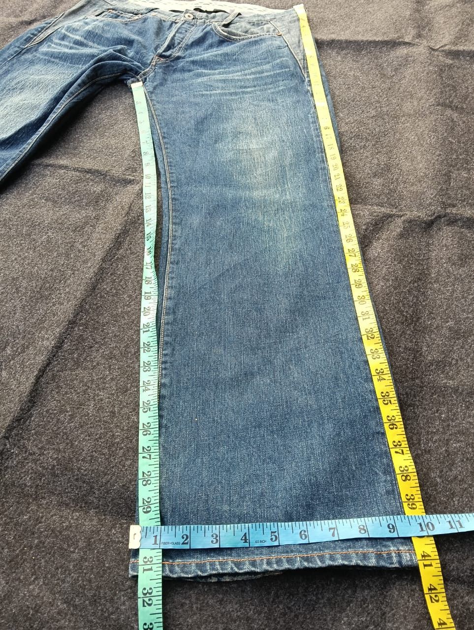 realmad HECTIC Baggy Real MadHectic Button Fly Jeans – Rare Japanese Denim Size US 35 - 8 Thumbnail