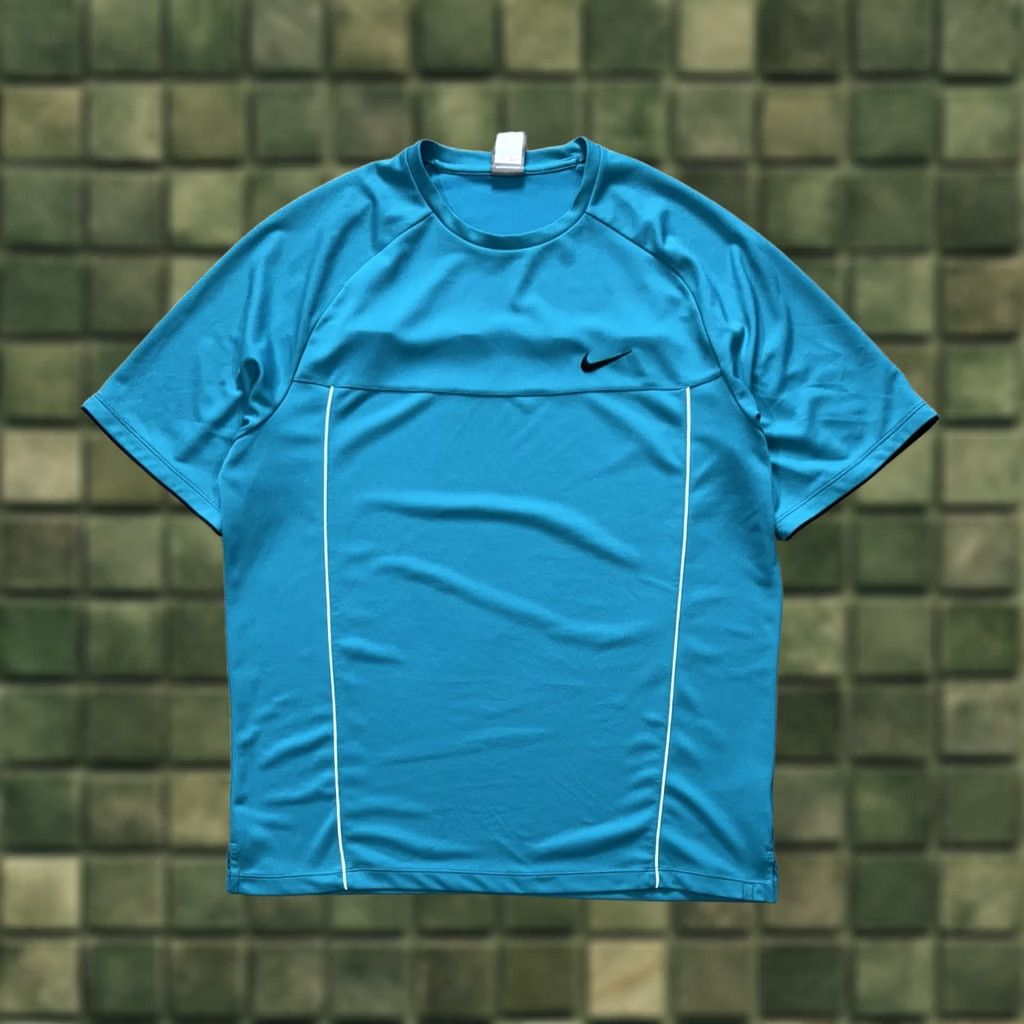 Nike Nike Tennis Dri-Fit Shirt Challenge Court XL Aquamarine Teal Men T-Shirt Activewear Dress Jersey Sportswear Sports Tee Size US XL / EU 56 / 4 - 1 Thumbnail