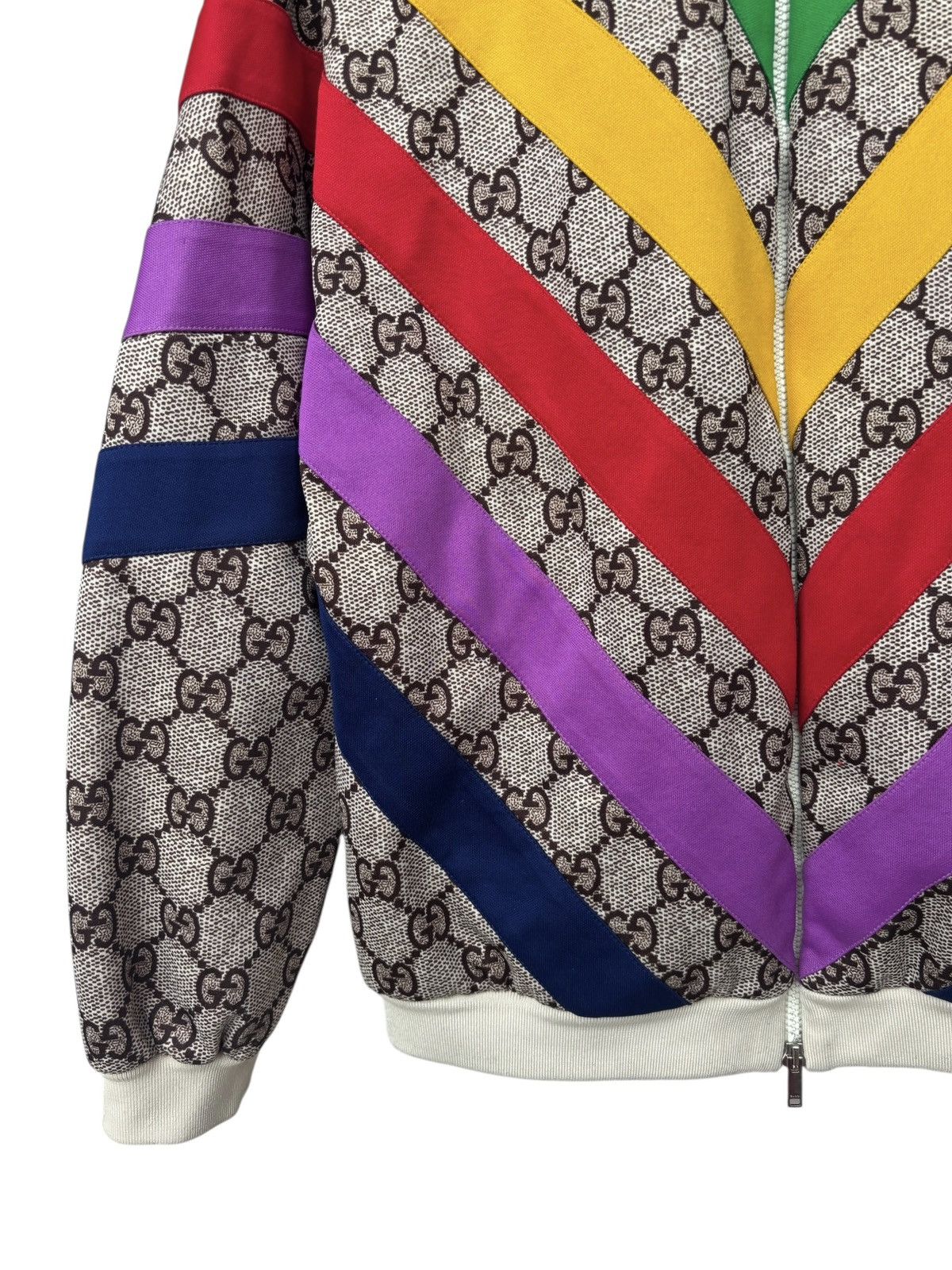 Gucci Gucci GG Supreme Monogram Track Jacket Size US M / EU 48-50 / 2 - 5 Thumbnail