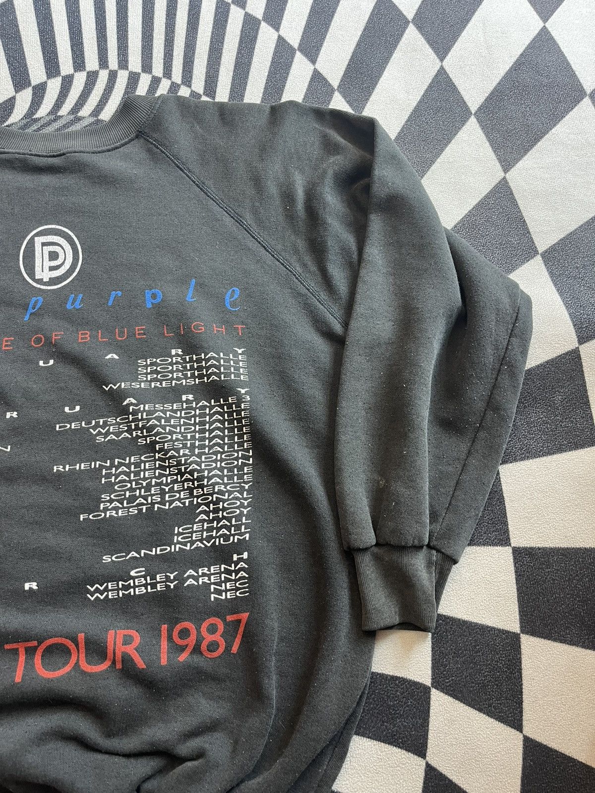 Band Tees Vtg Deep Purple The House Of Blue Light World Tour 1987’s Size US L / EU 52-54 / 3 - 13 Thumbnail