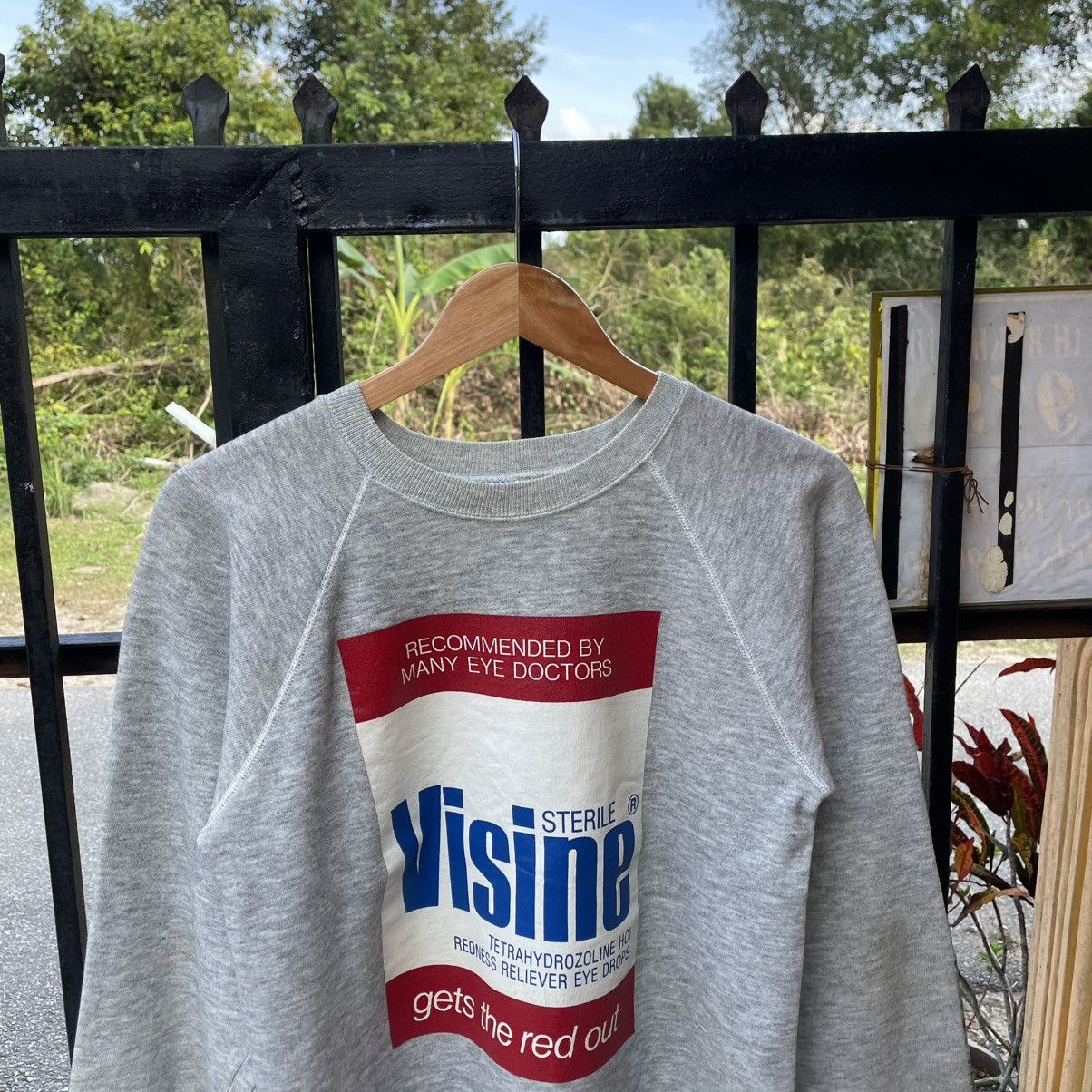 Vintage 🔥Vintage 90s Sterile Visine Eye Product Jumper Sweatshirts Size US S / EU 44-46 / 1 - 5 Thumbnail