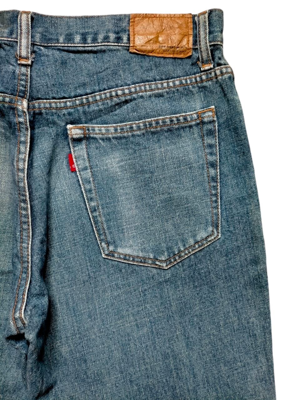 Japanese Brand Flare Jeans Bobson chesking Boot cut Denim Size US 31 - 13 Thumbnail