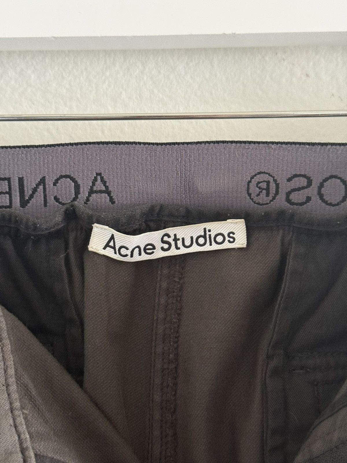 Acne Studios Acne Studios Chevron 6 Pocket Cargo Pants Washed Anthracite Size US 34 / EU 50 - 17 Thumbnail