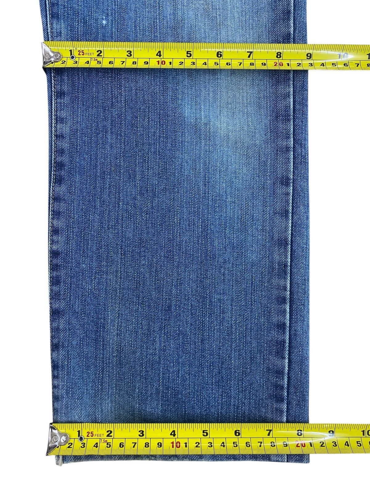 Edwin Edwin Faded Wash Whiskered Style Straight Leg Jeans Size US 31 - 9 Thumbnail