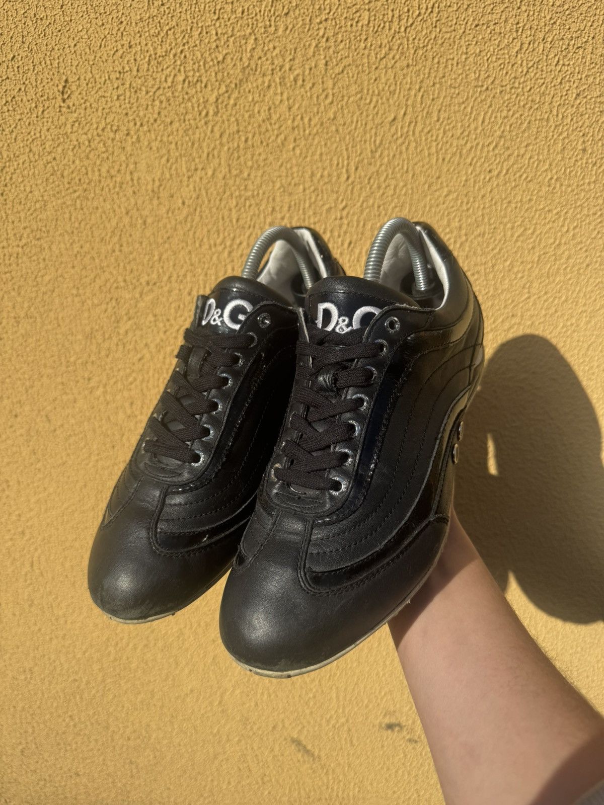 Dolce & Gabbana Vintage Dolce Gabbana Leather Y2k Sneakers Size US 7 / EU 40 - 1 Thumbnail
