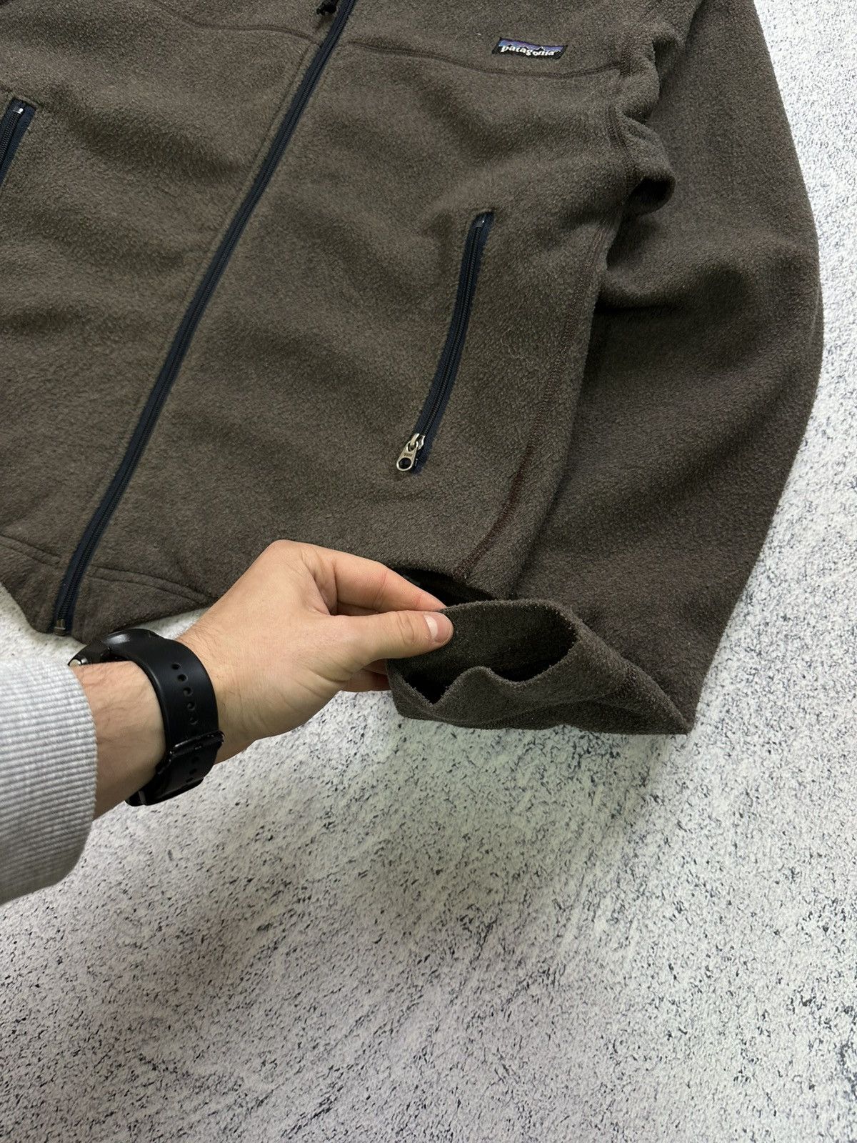Patagonia Vintage Patagonia Synchilla Short Fleece Jacket Made In USA Size US S / EU 44-46 / 1 - 5 Thumbnail