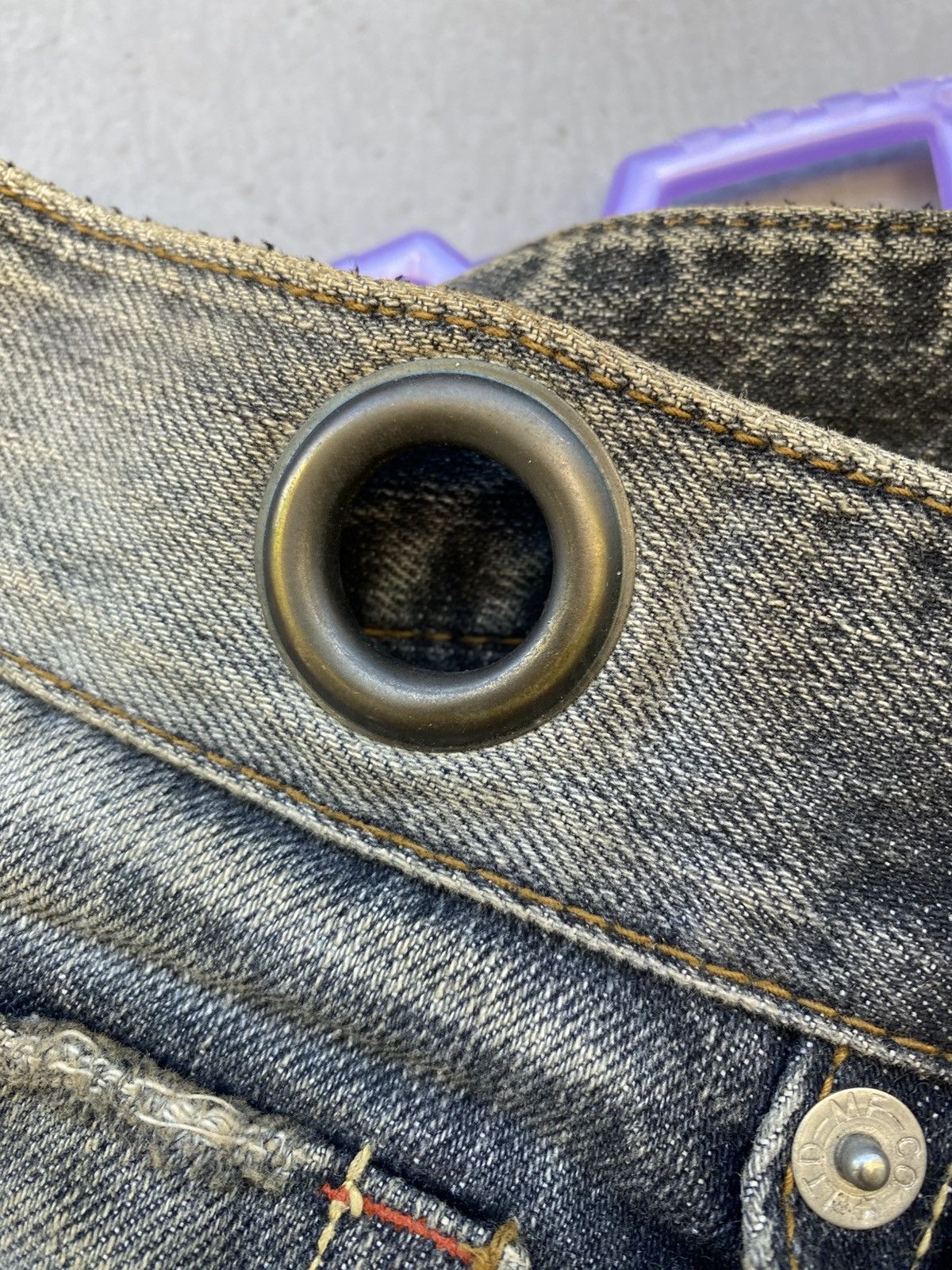 Hysteric Glamour × If Six Was Nine × Vanquish Vanquish Destroyed Distressed Washed Black Ring Jean Size 28" / US 6 / IT 42 - 10 Thumbnail
