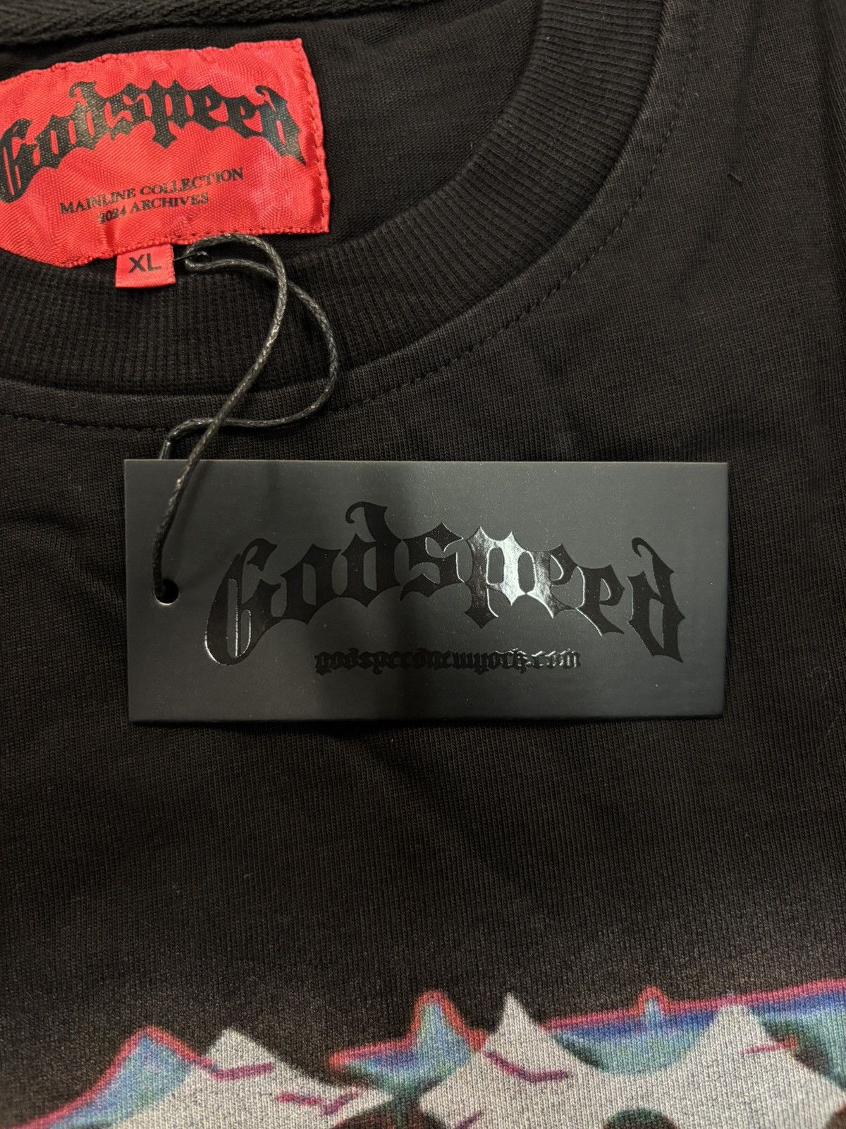 Godspeed Godspeed Glitchy Longsleeve, Black Size US XL / EU 56 / 4 - 6 Thumbnail
