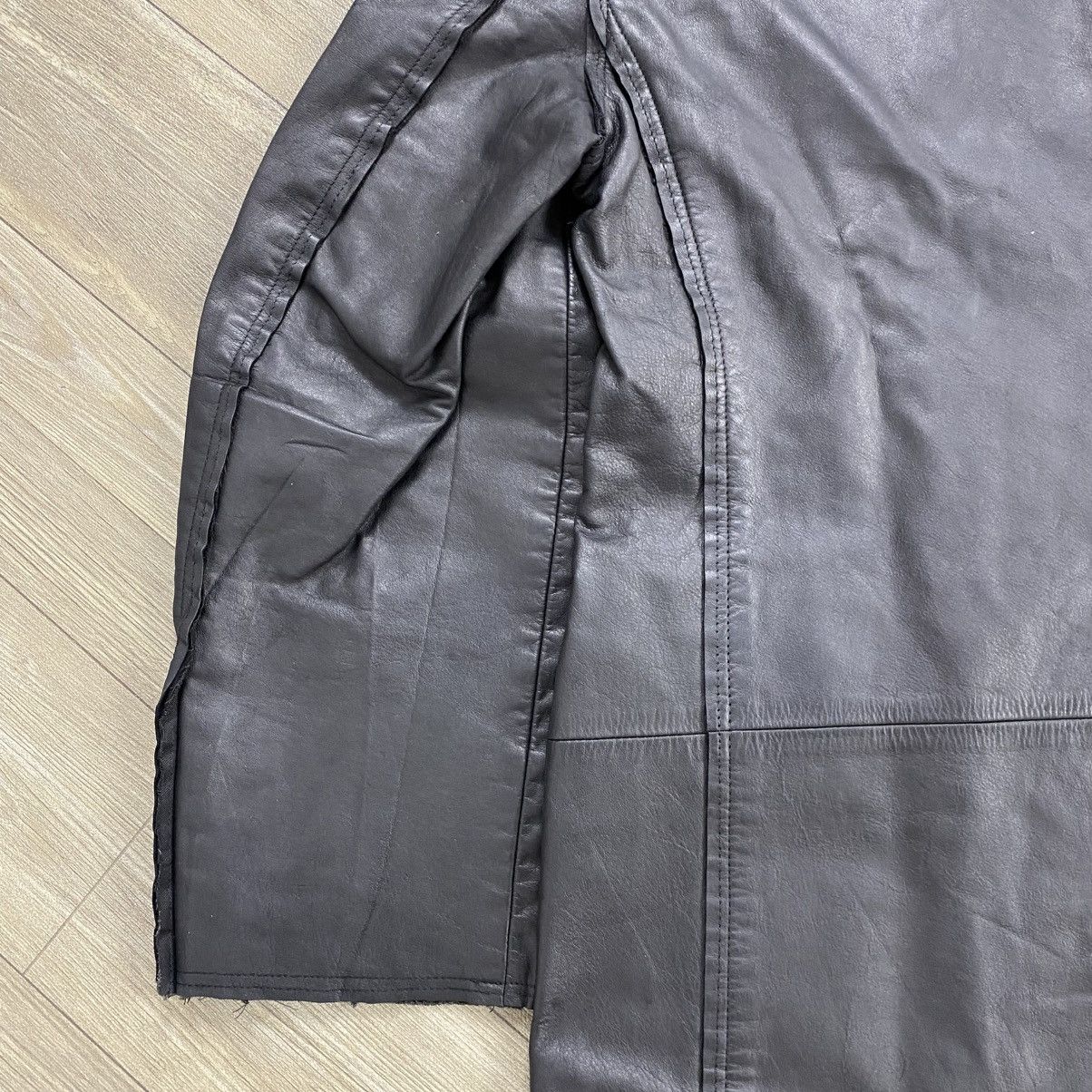 Comme des Garcons Homme Plus AW2001 Archive Comme des Garçons Homme Plus Leather Jacket Size US S / EU 44-46 / 1 - 17 Thumbnail