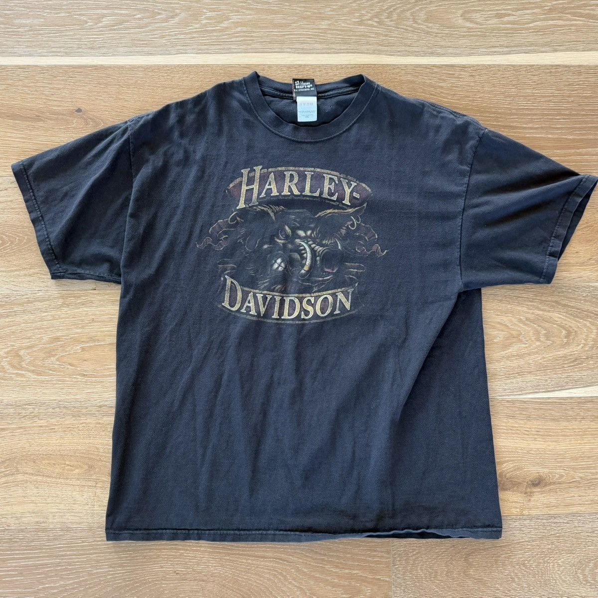 Harley Davidson Vintage Harley Davidson Wart Hog Minnesota Tee Size US XXL / EU 58 / 5 - 1 Thumbnail