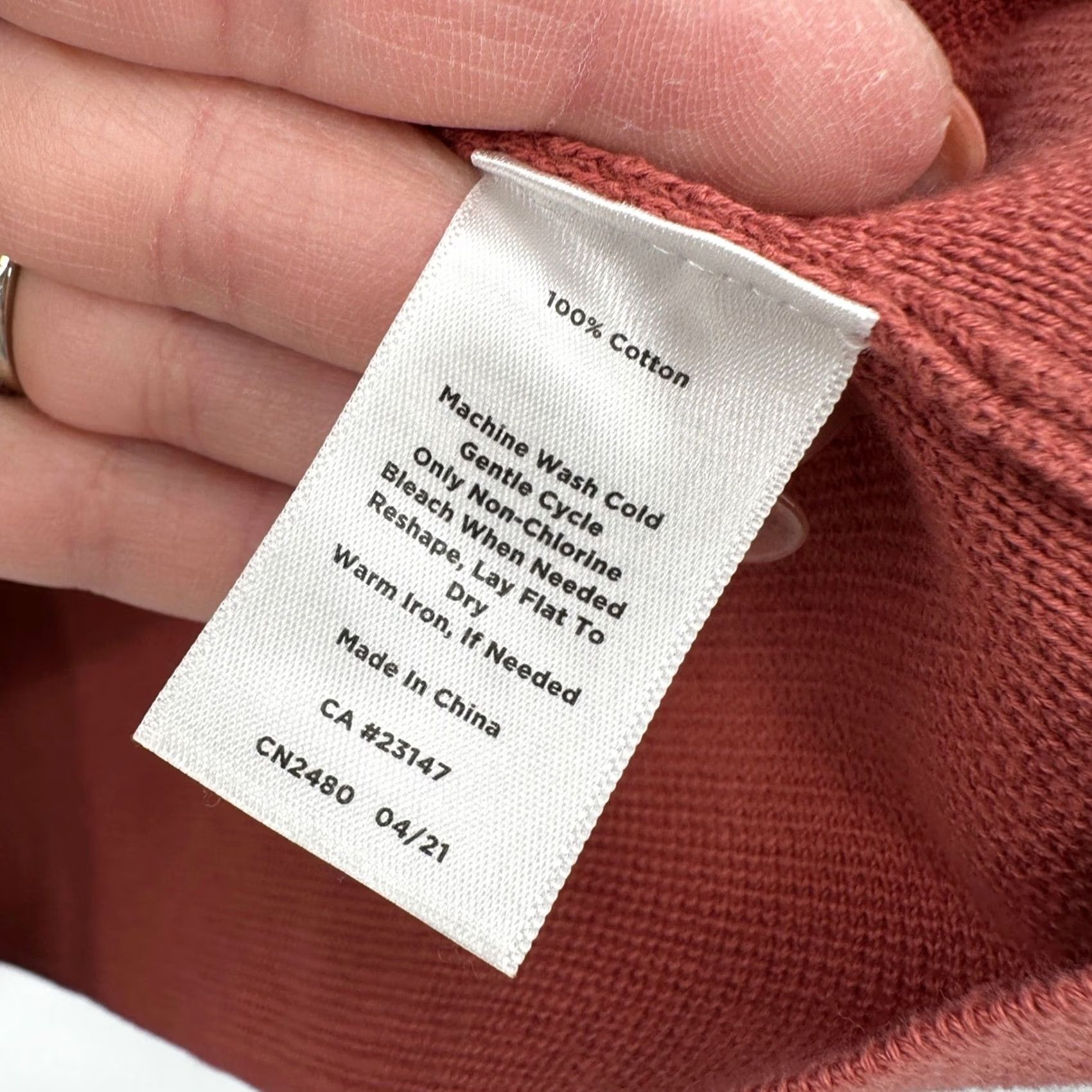 Talbots Talbots Cardigan Jacket Large Rust Orange Cotton Button Front Grandma Regular L Size L / US 10 / IT 46 - 4 Thumbnail