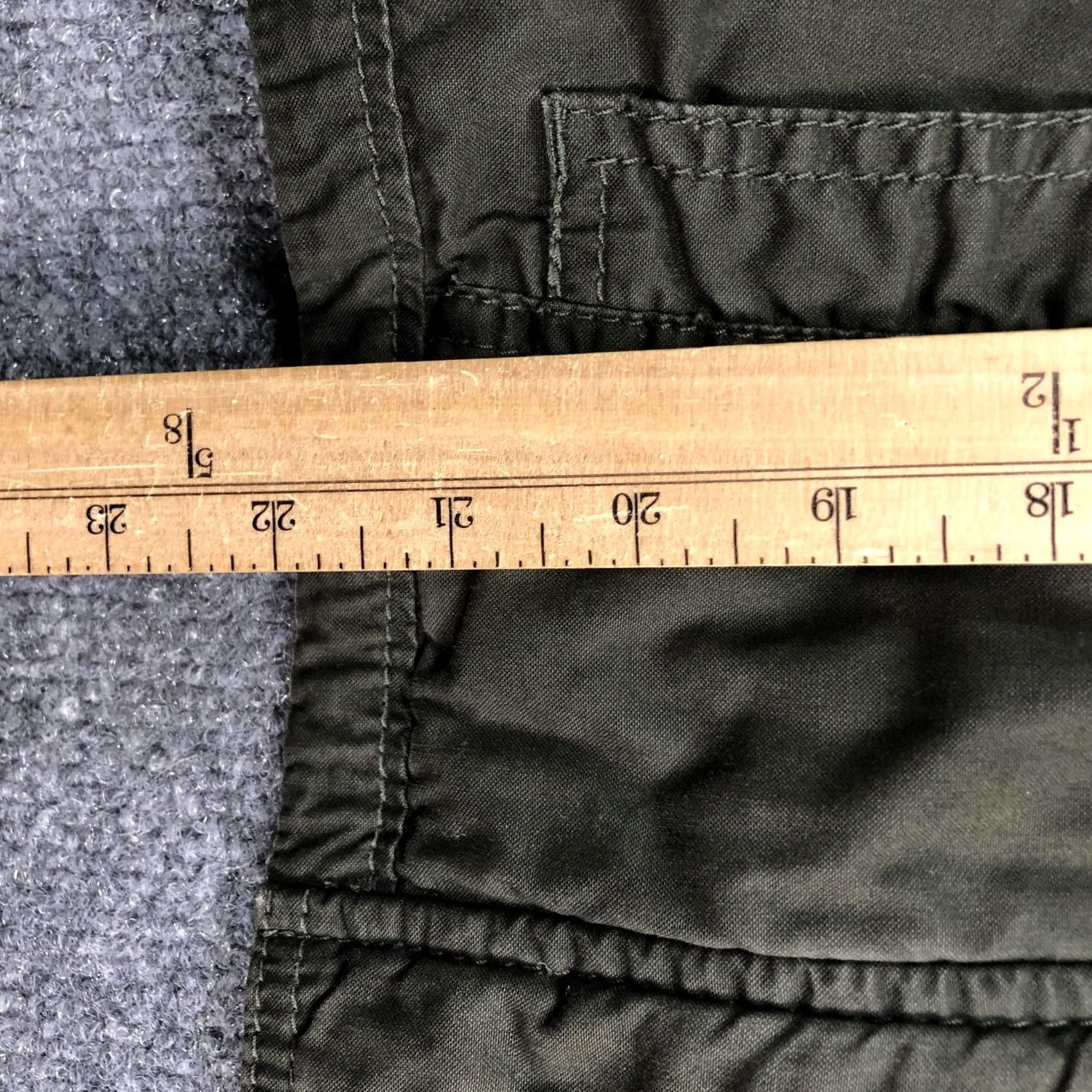 Vintage Abercrombie Jacket Juniors XL Green Hooded Military Twill Utility Zip Pockets Size XL / US 12-14 / IT 48-50 - 2 Thumbnail
