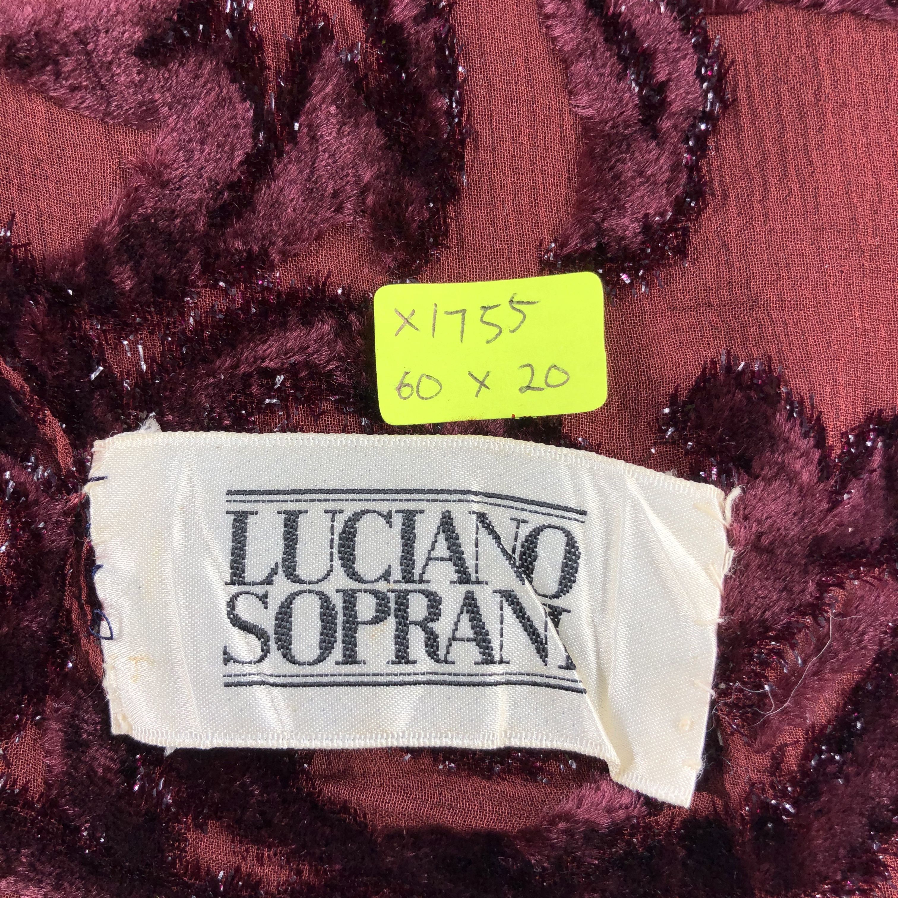 Vintage Vintage Luciano Soprani Silk Scarf Size ONE SIZE - 6 Thumbnail