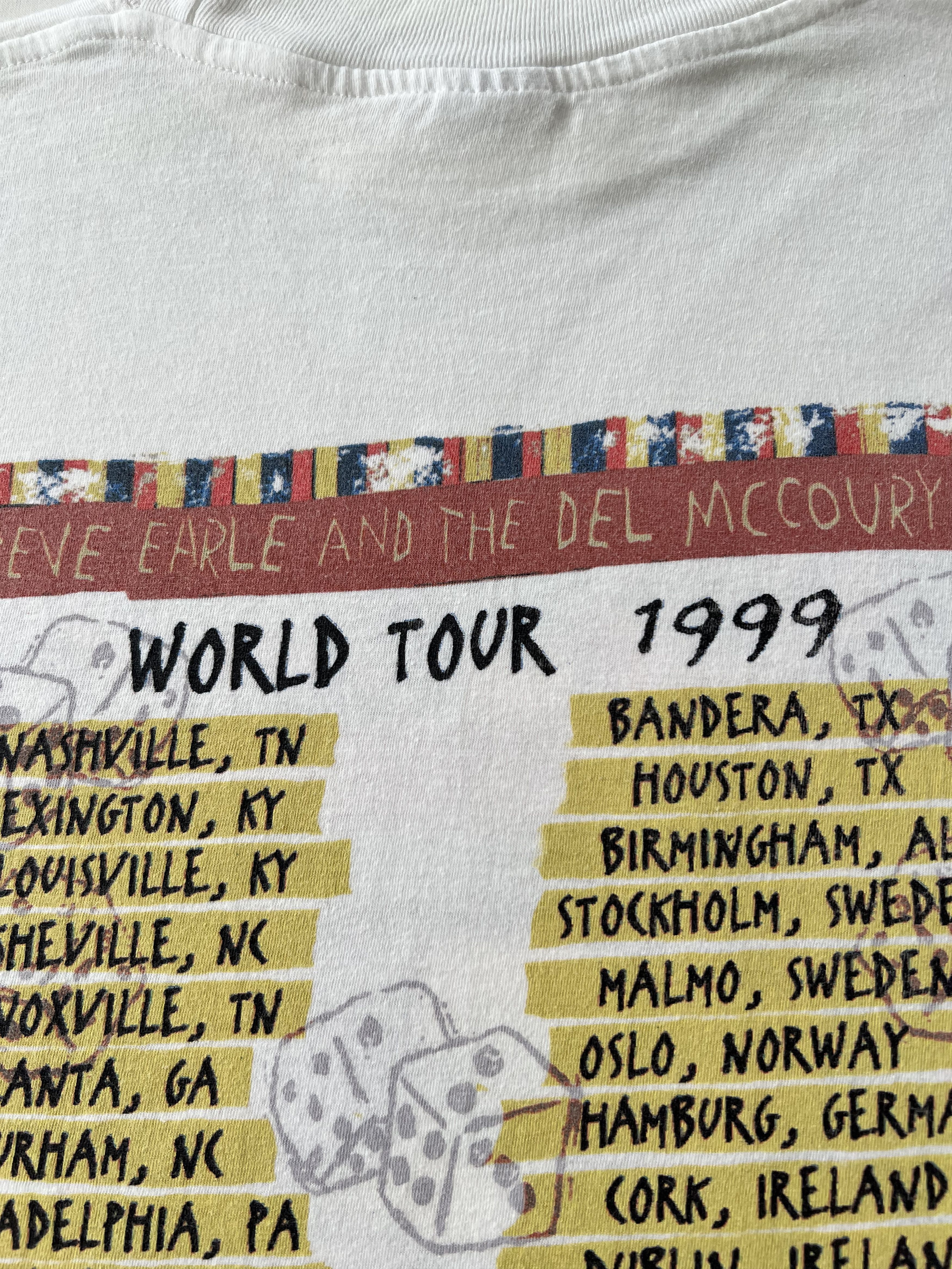 Band Tees Vintage 1999 Steve Earle and the Del Mccoury Band T-shirt Size US XL / EU 56 / 4 - 13 Thumbnail